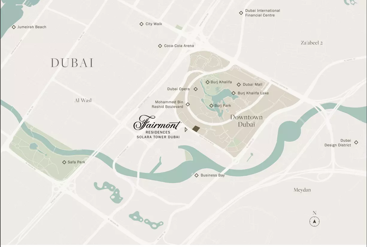Fairmont Residences Solara Tower By Sol – master plan