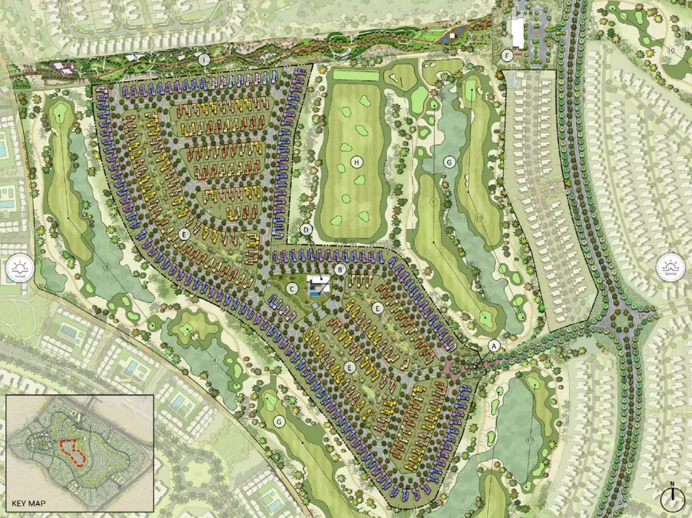Fairway Villas Phase 2 By Emaar – master plan
