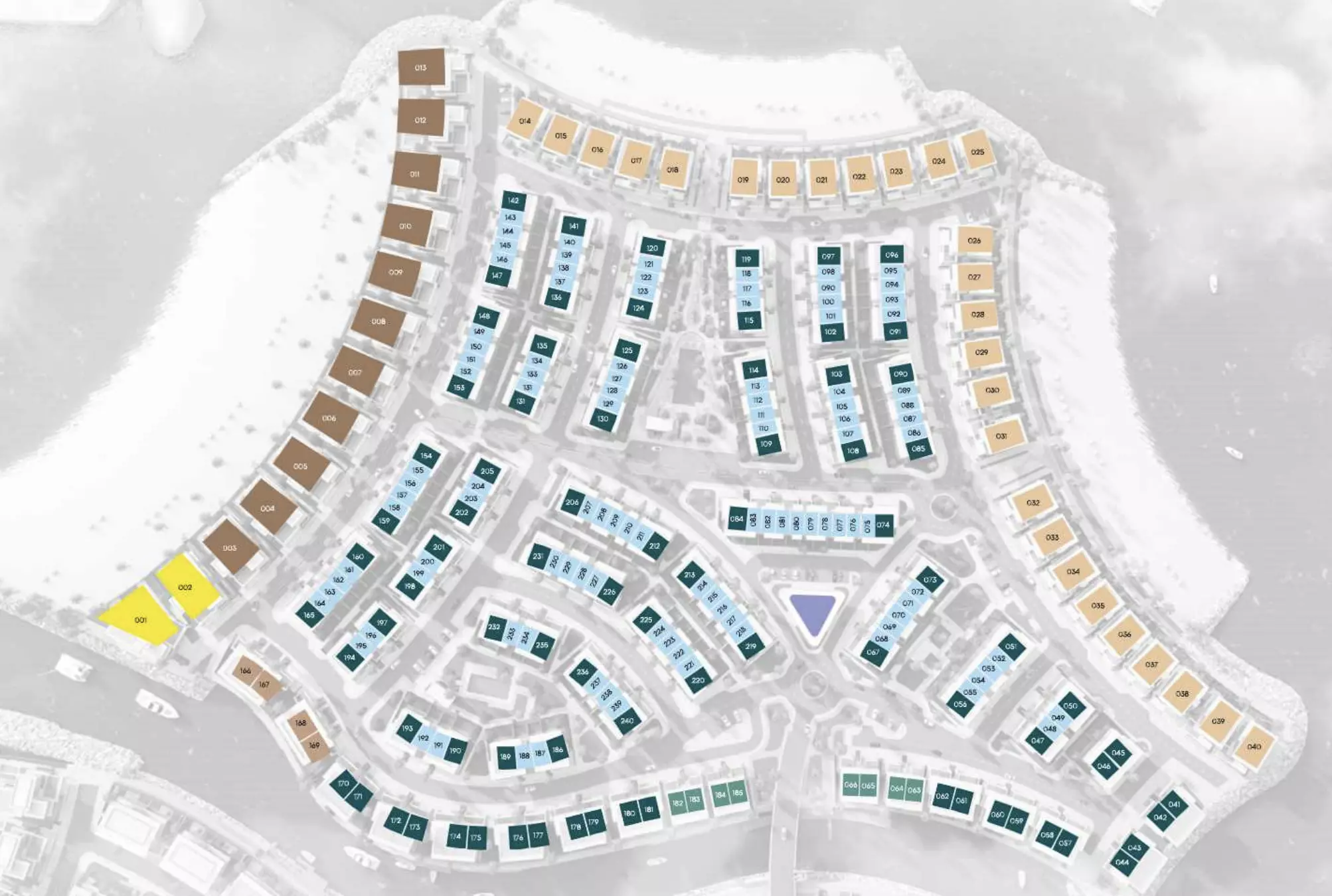 Falcon Island – master plan