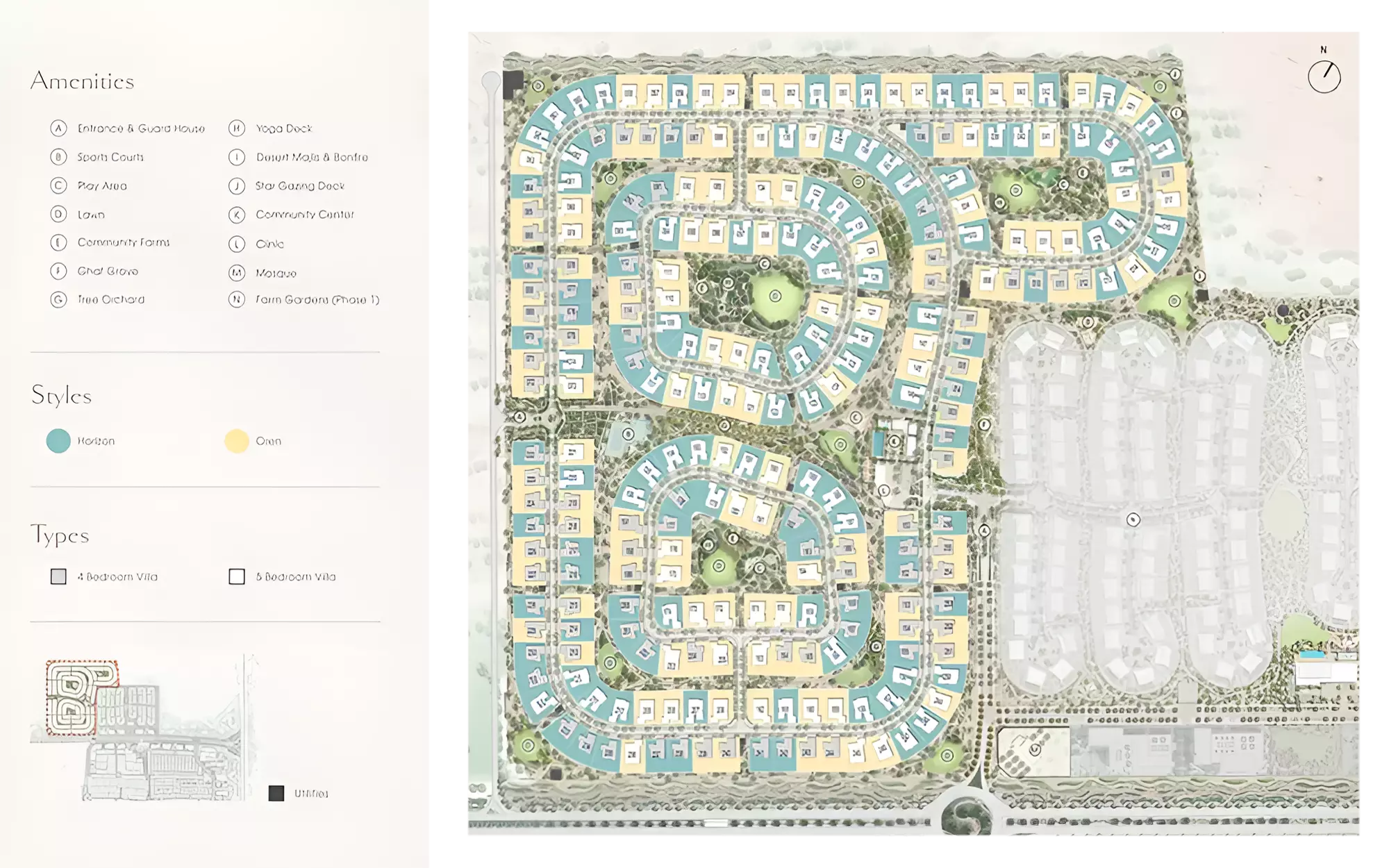 Farm Gardens Phase 3 by Emaar – master plan