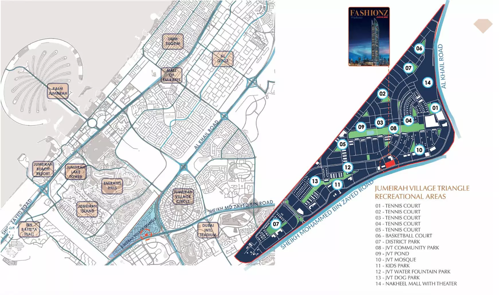 Fashionz By Danube – master plan