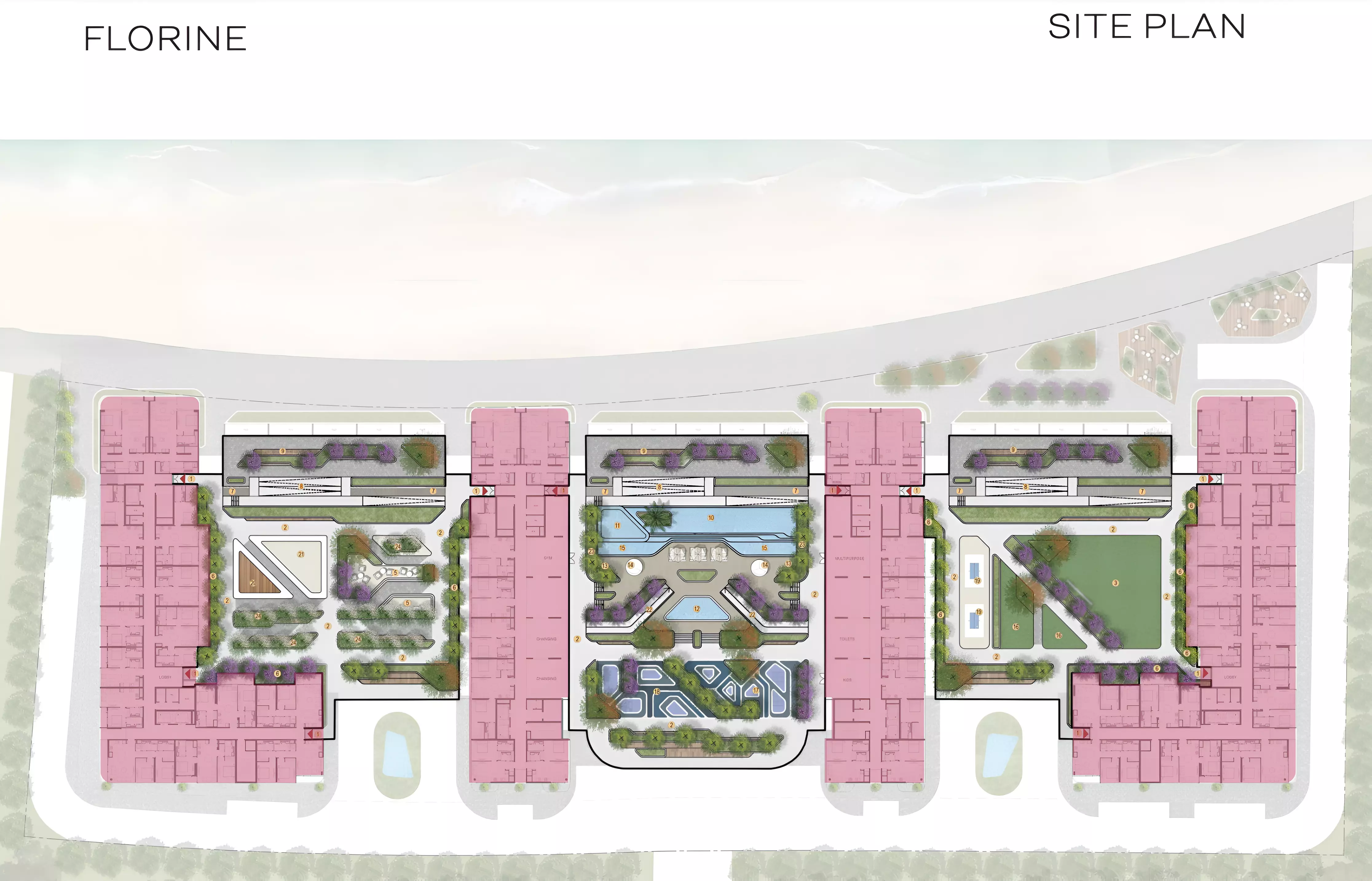 Florine Beach Residences – master plan