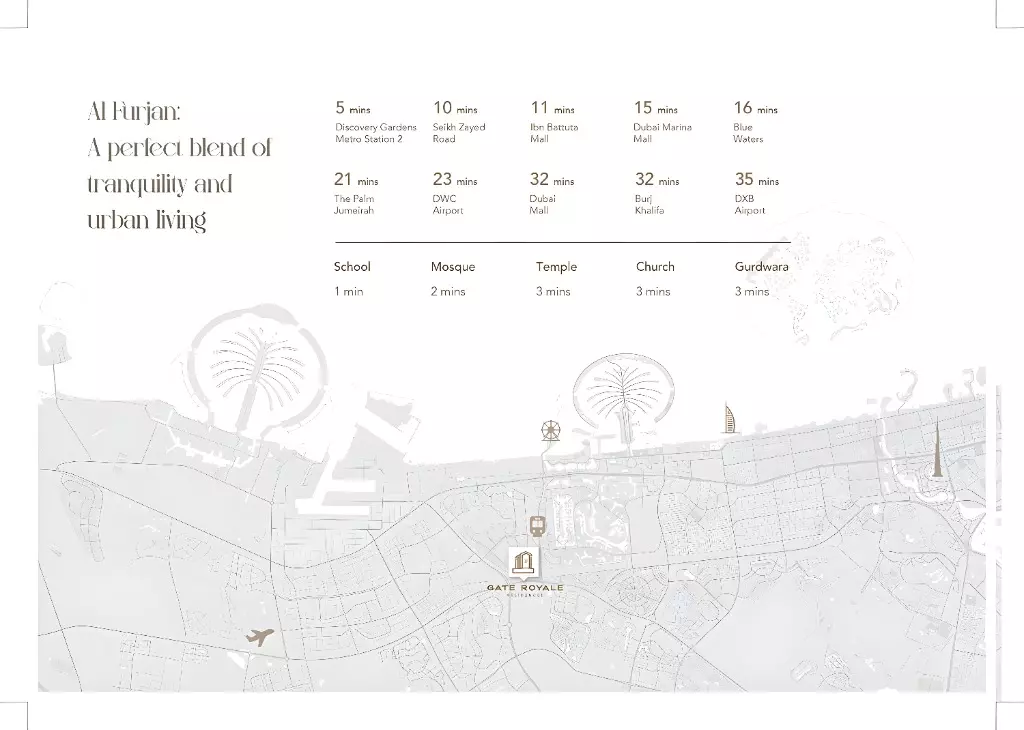 Gate Royale Residences – master plan