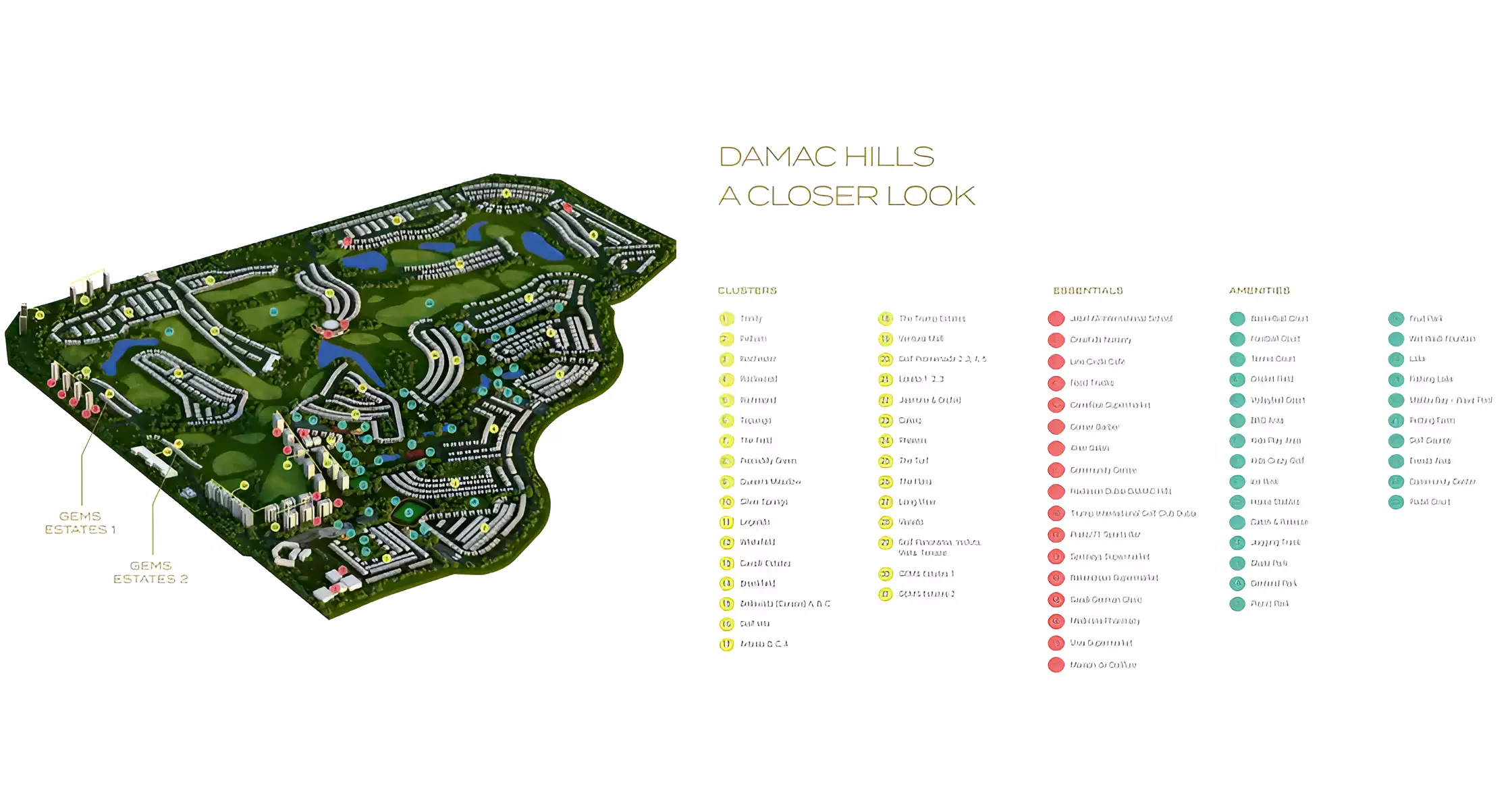 Gems Estates phase 2 By Damac – master plan