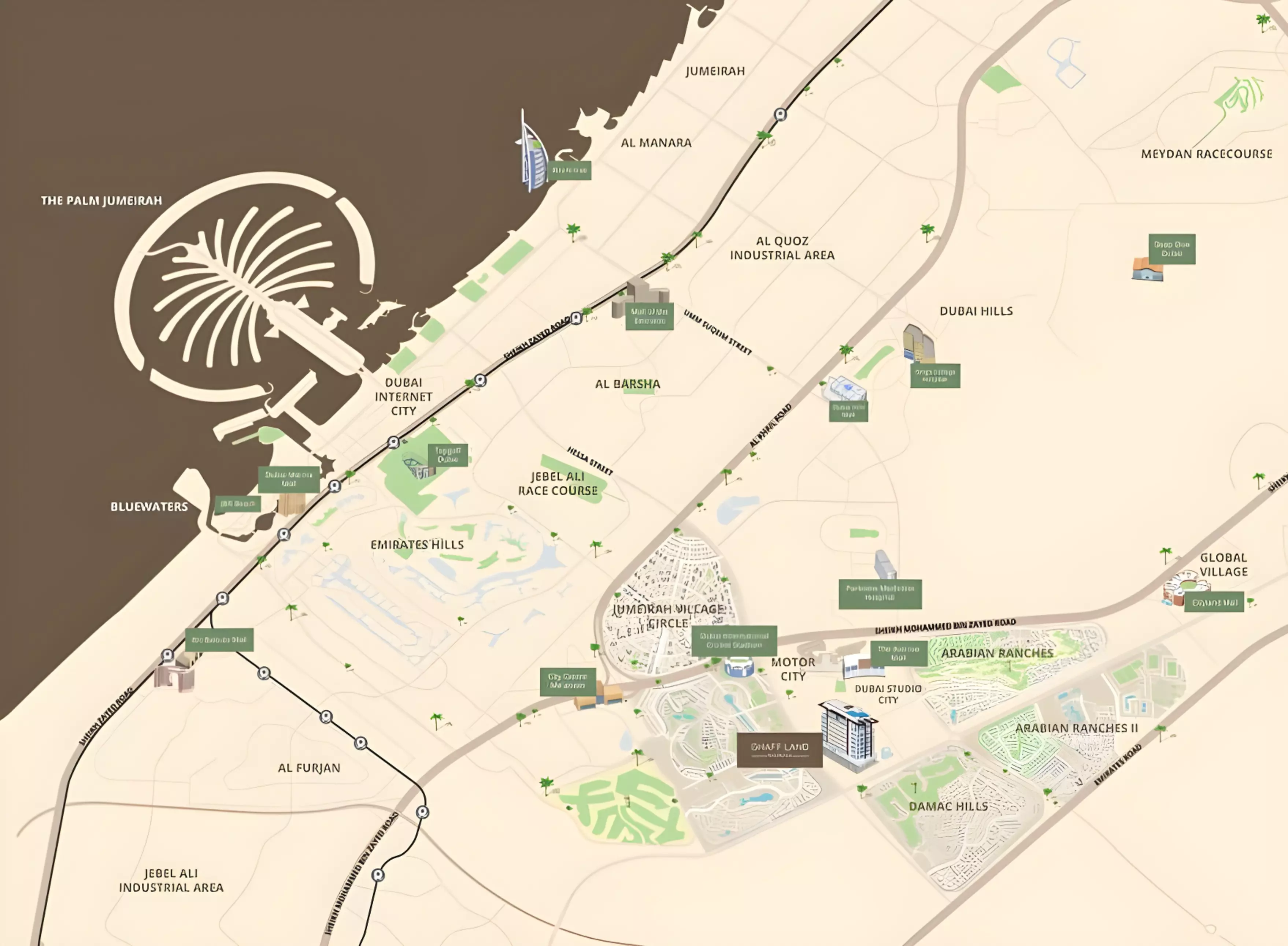 Ghaff Land Residence – master plan