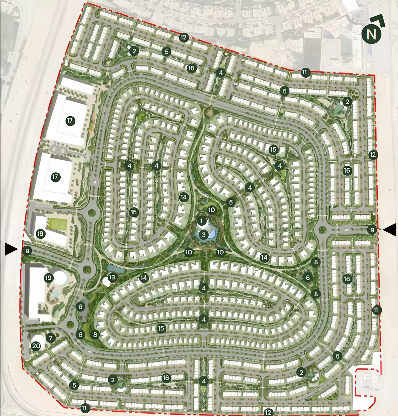 Glade – master plan