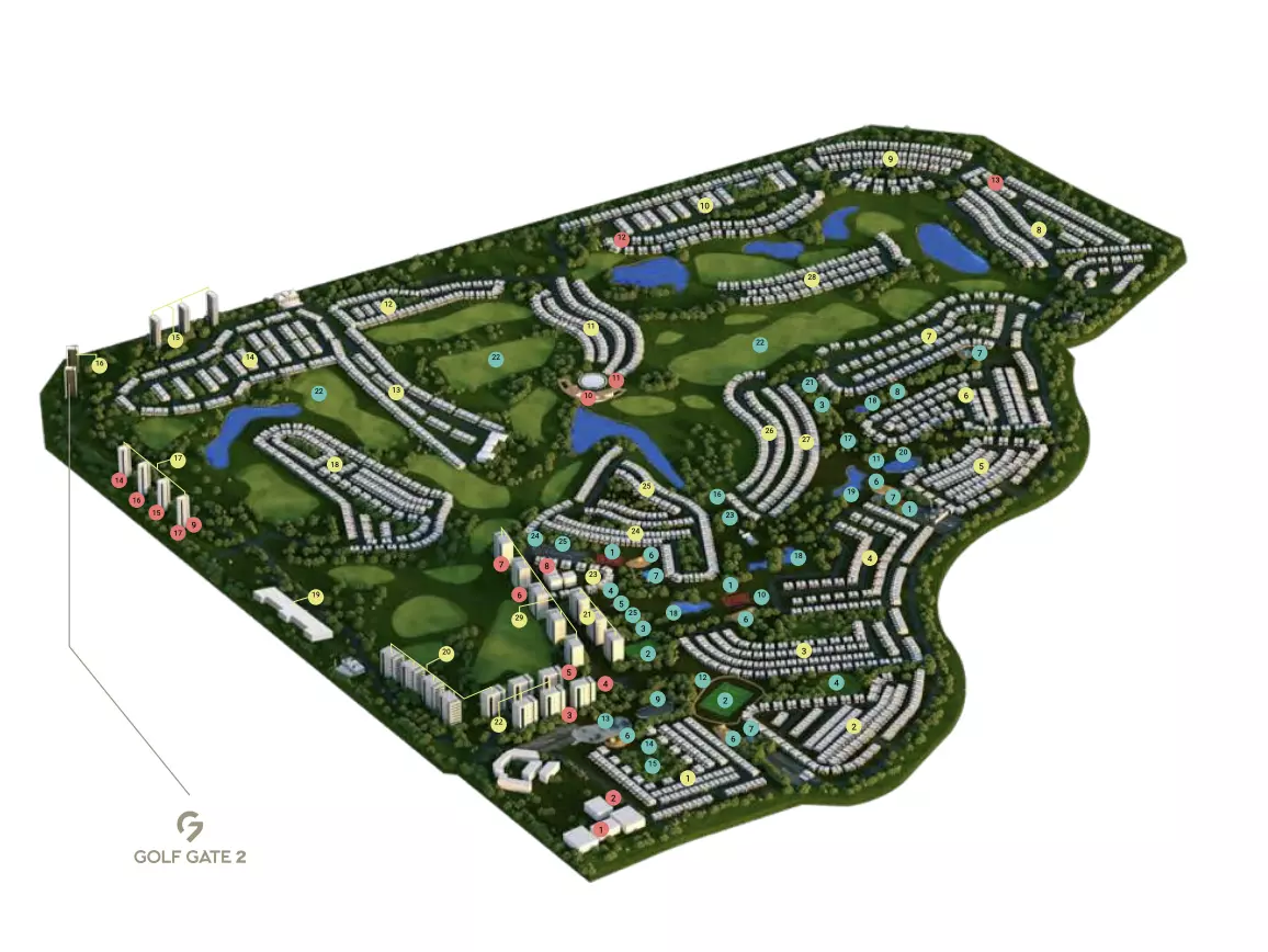 Golf Gate 2 – master plan