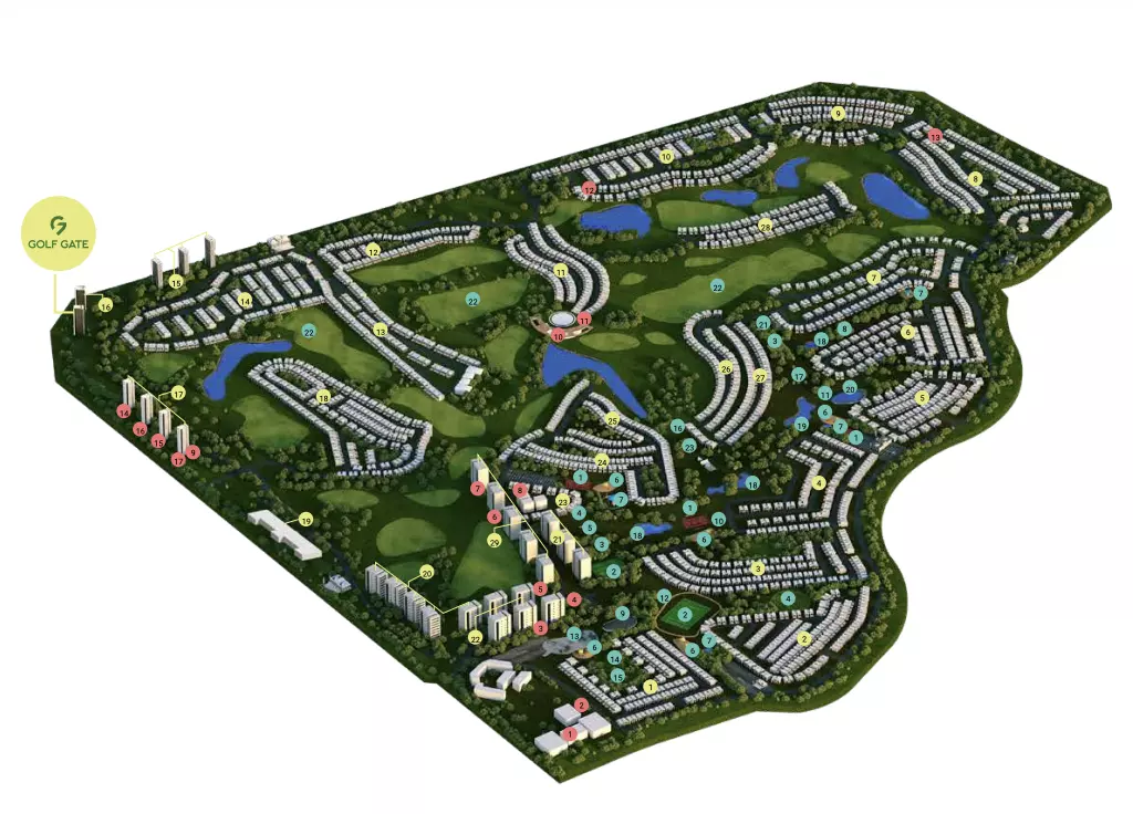 Golf Gate – master plan