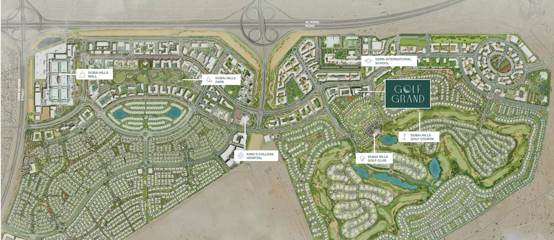 Golf Grand – master plan