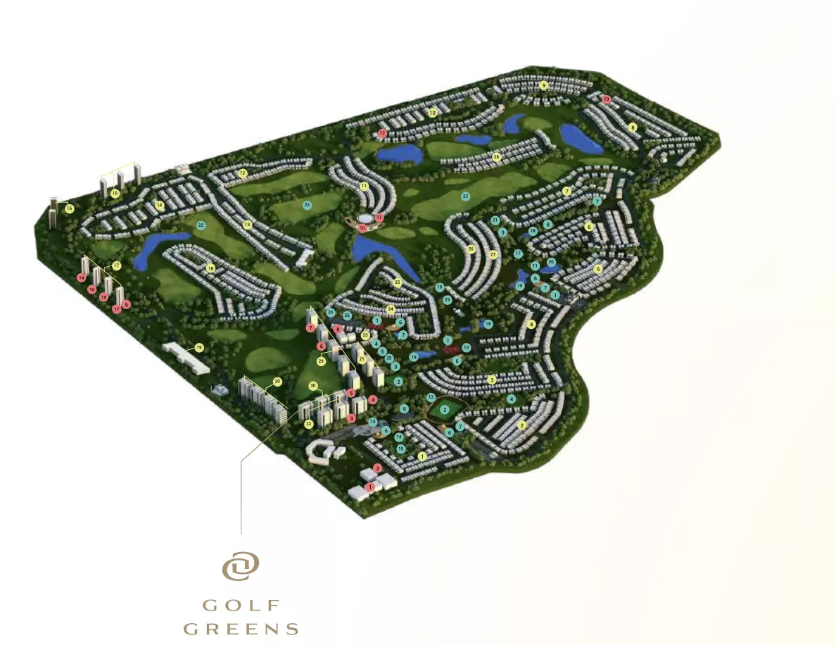 Golf Greens – master plan