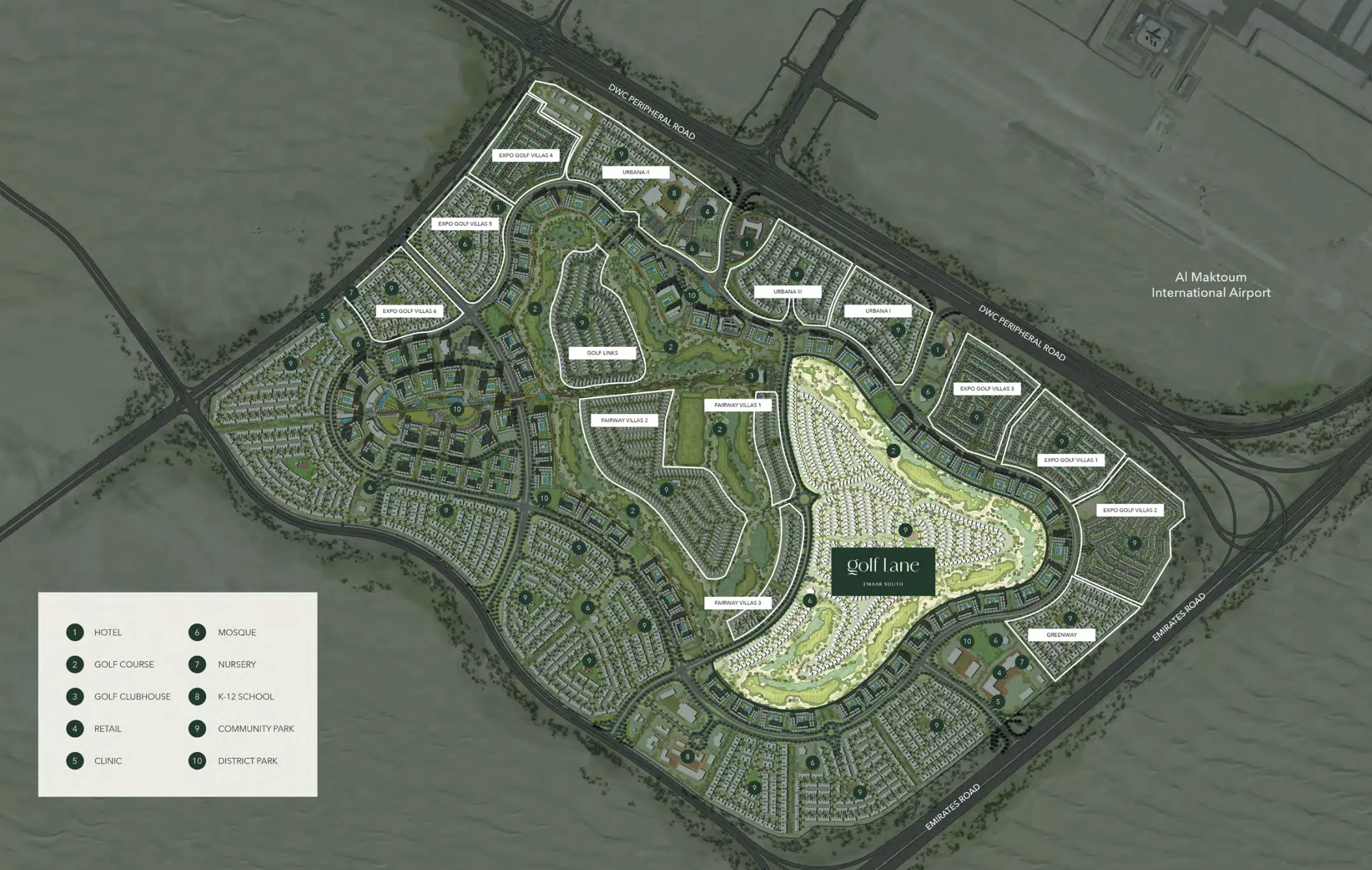Golf Lane – master plan