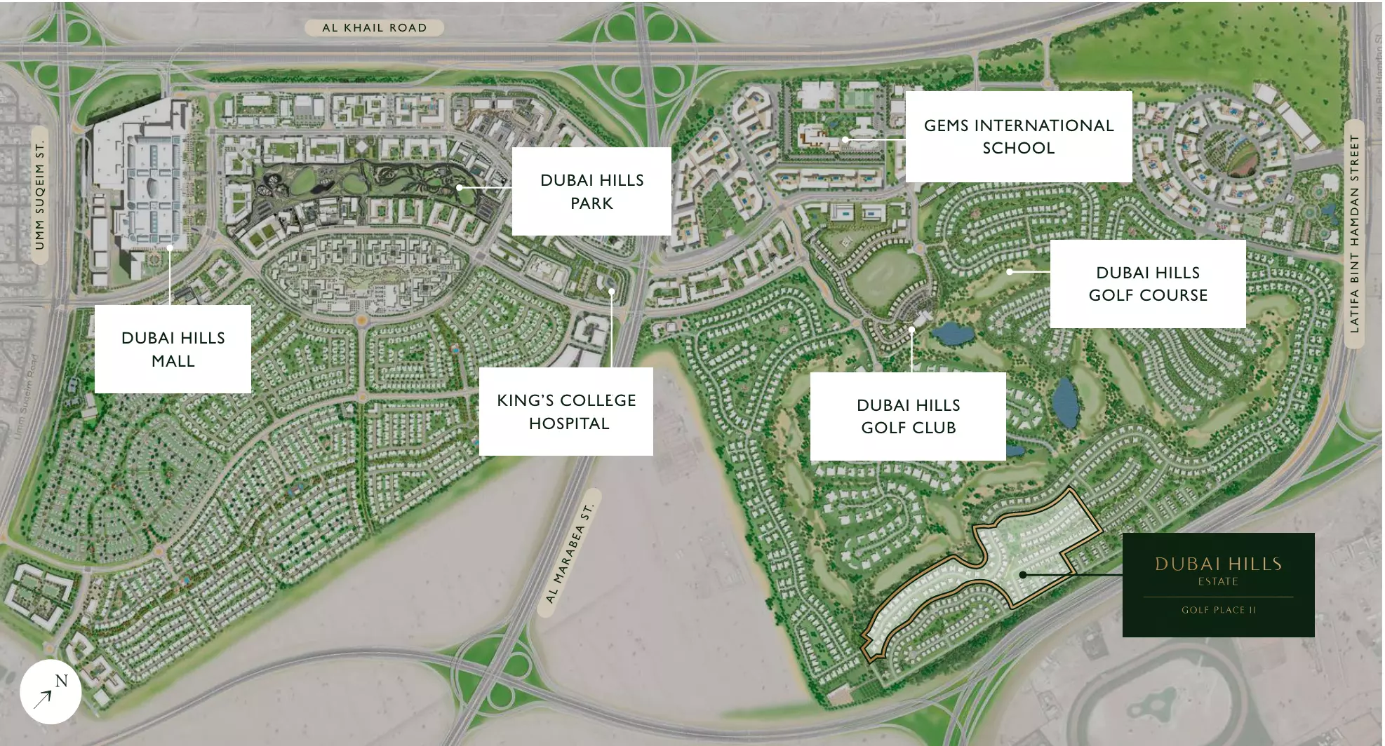 Golf Place Phase 2 By Emaar – master plan