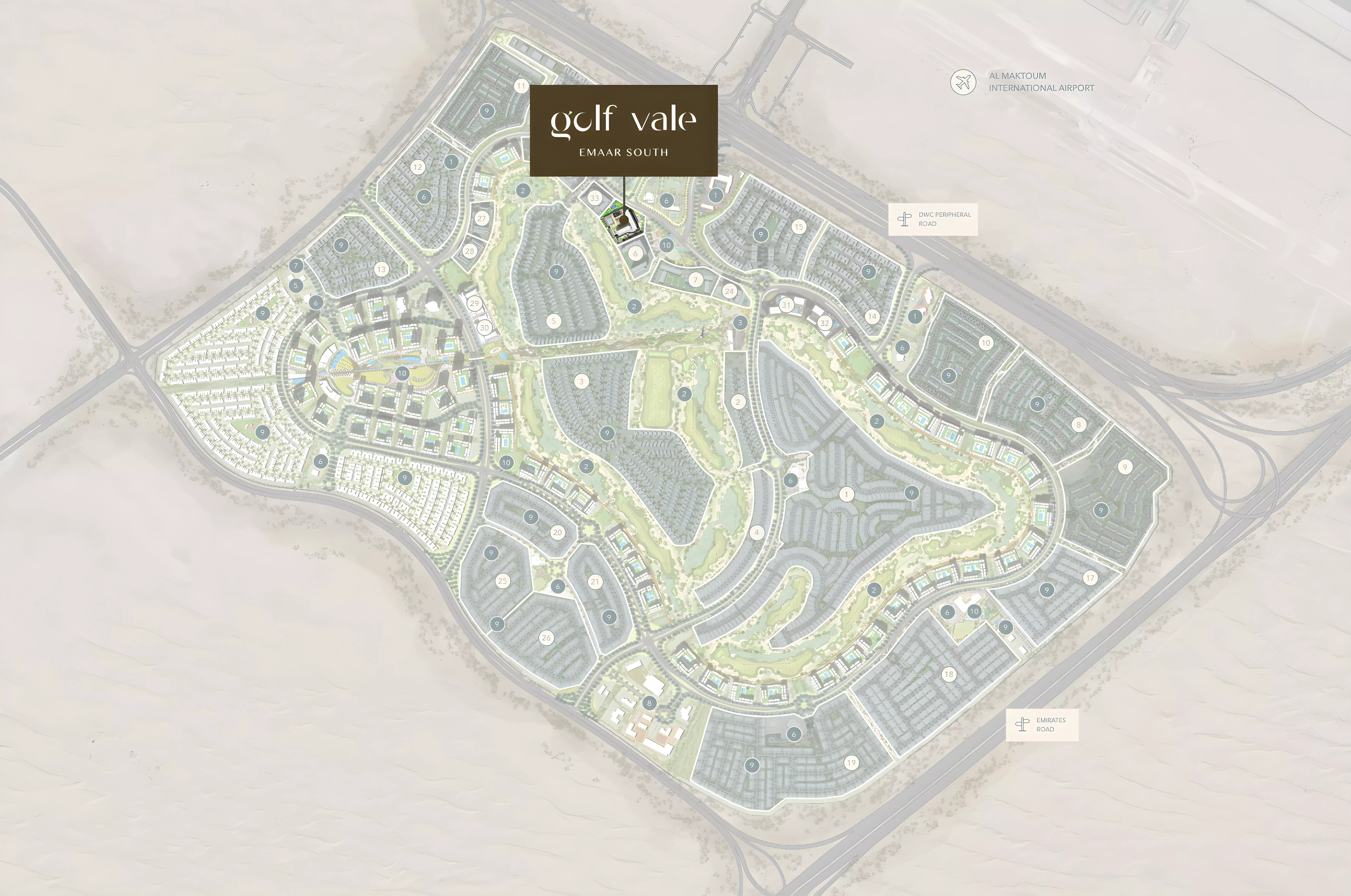 Golf Vale – master plan