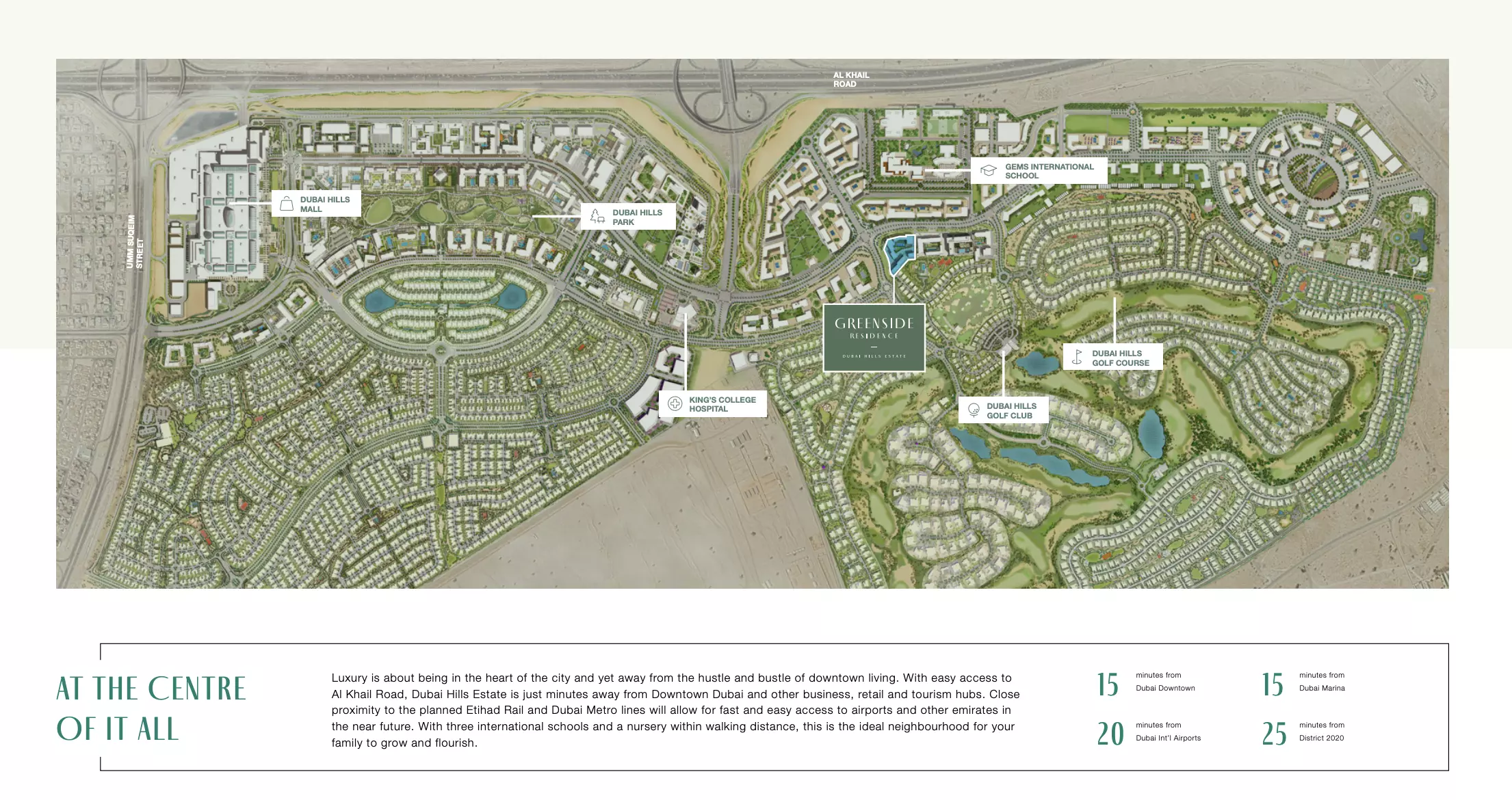 Greenside Residence – master plan