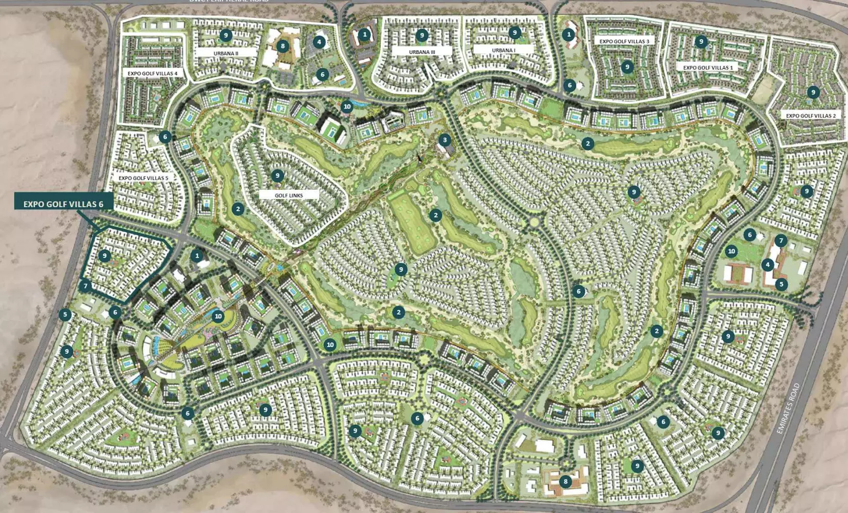 Greenview Phase 3 By Emaar – master plan