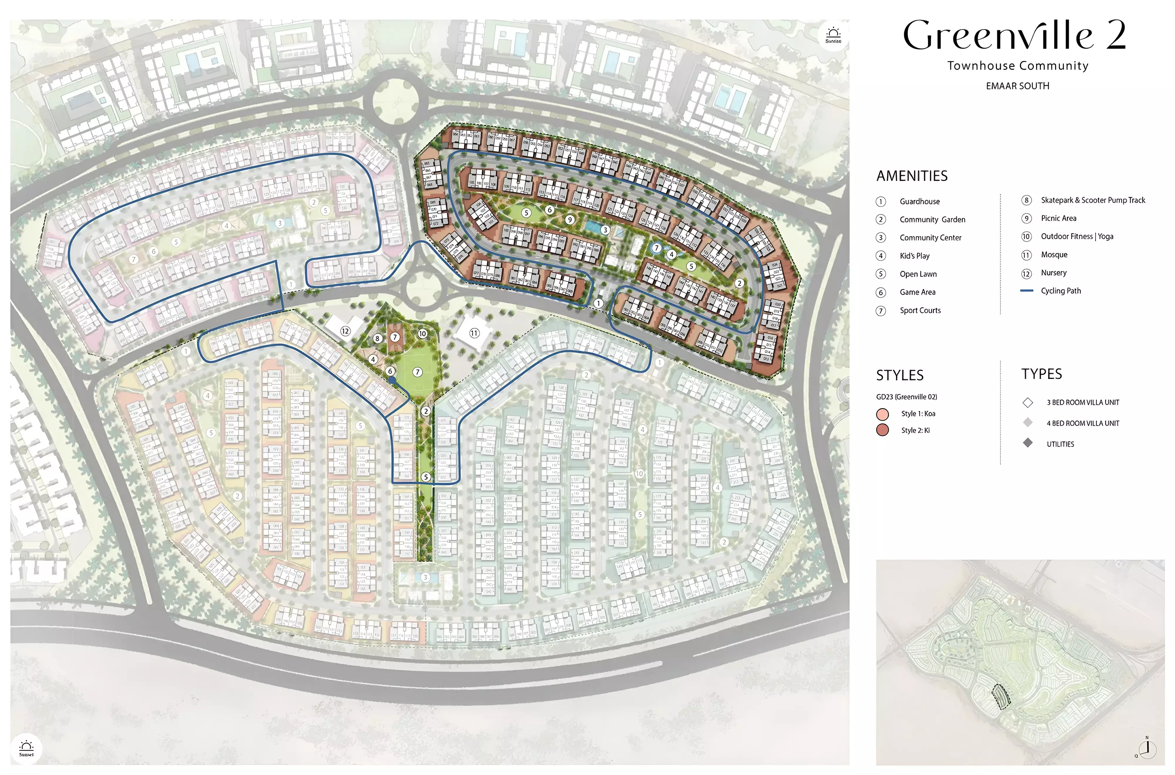 Greenville Phase 2 By Emaar – master plan