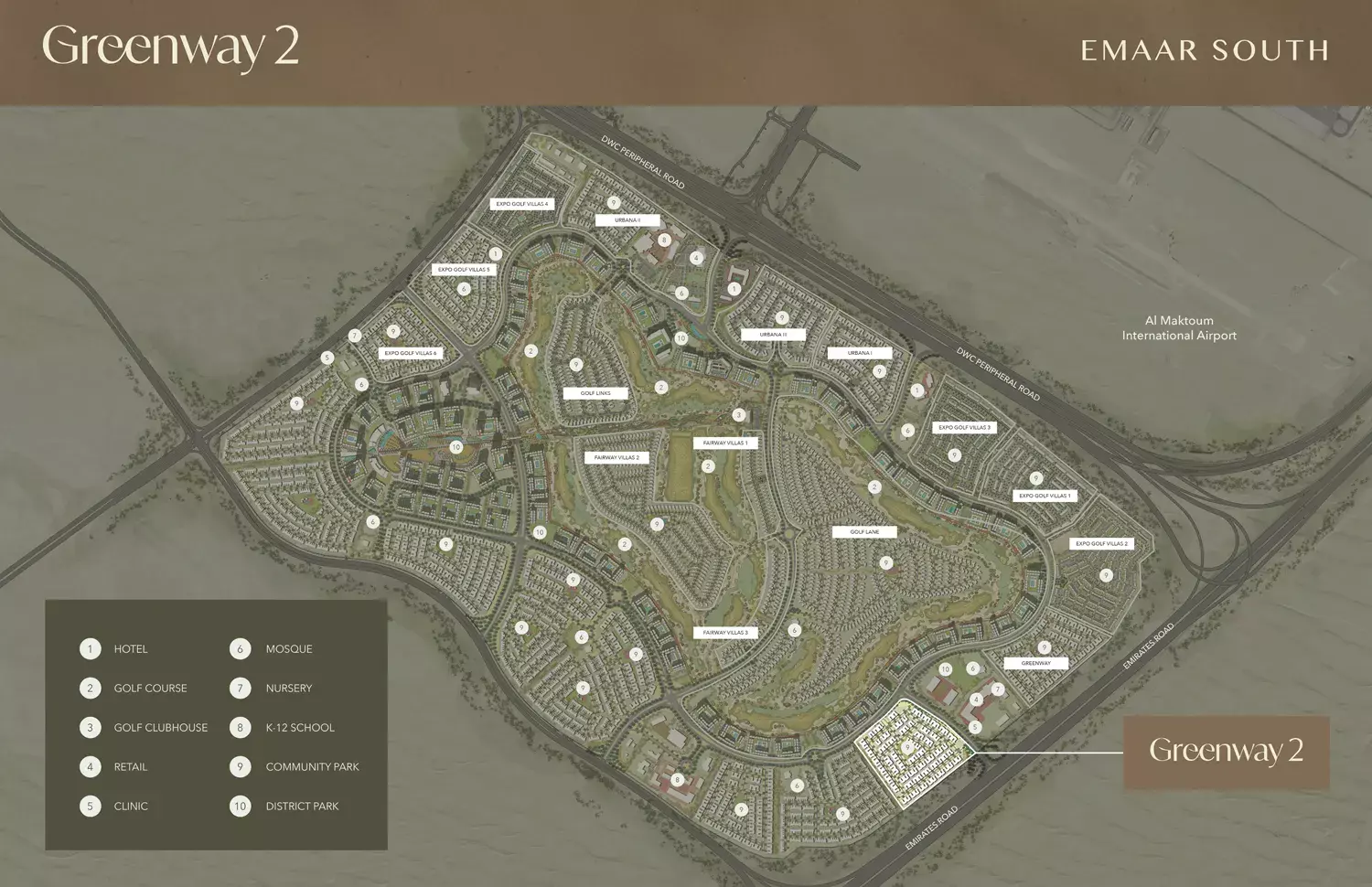 Greenway Phase 2 By Emaar – master plan