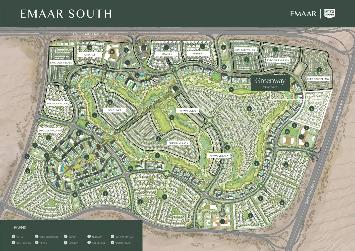 Greenway – master plan