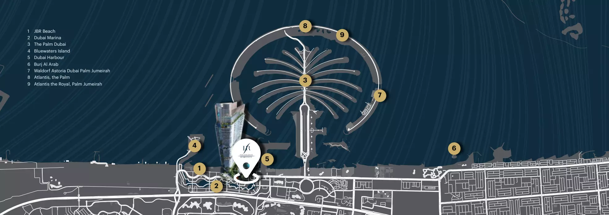 Habtoor Grand Residences – master plan