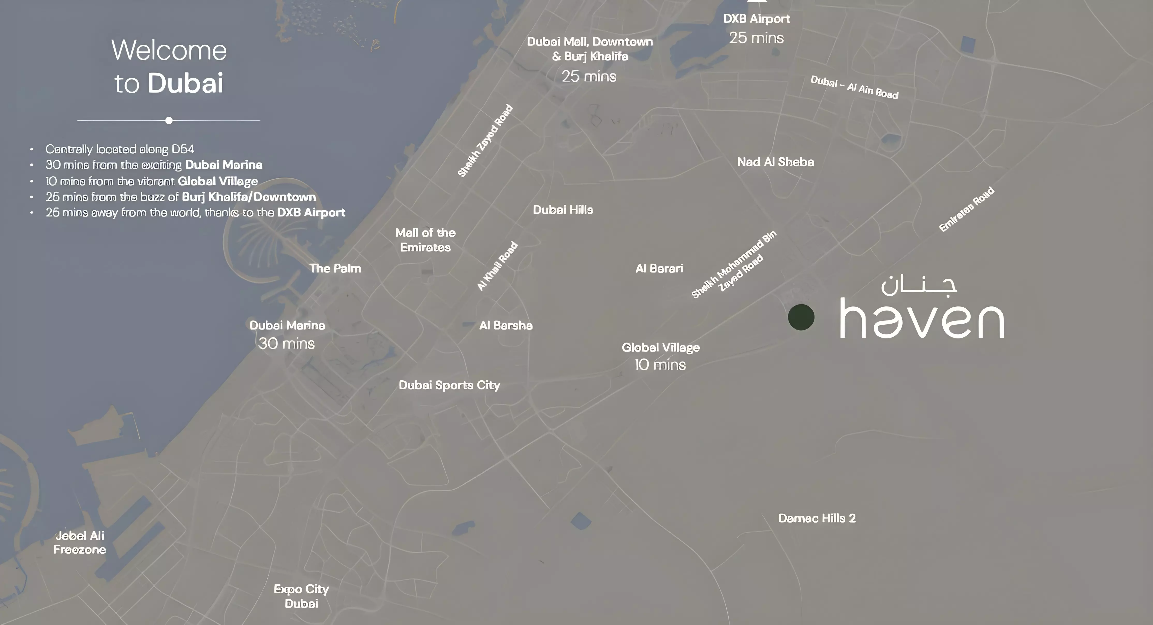 Haven By Aldar – master plan