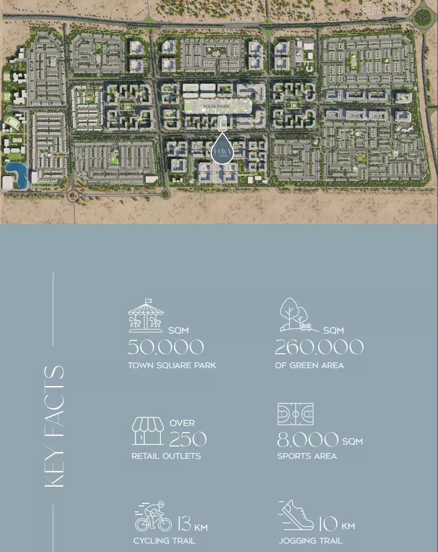 Haya On The Park – master plan