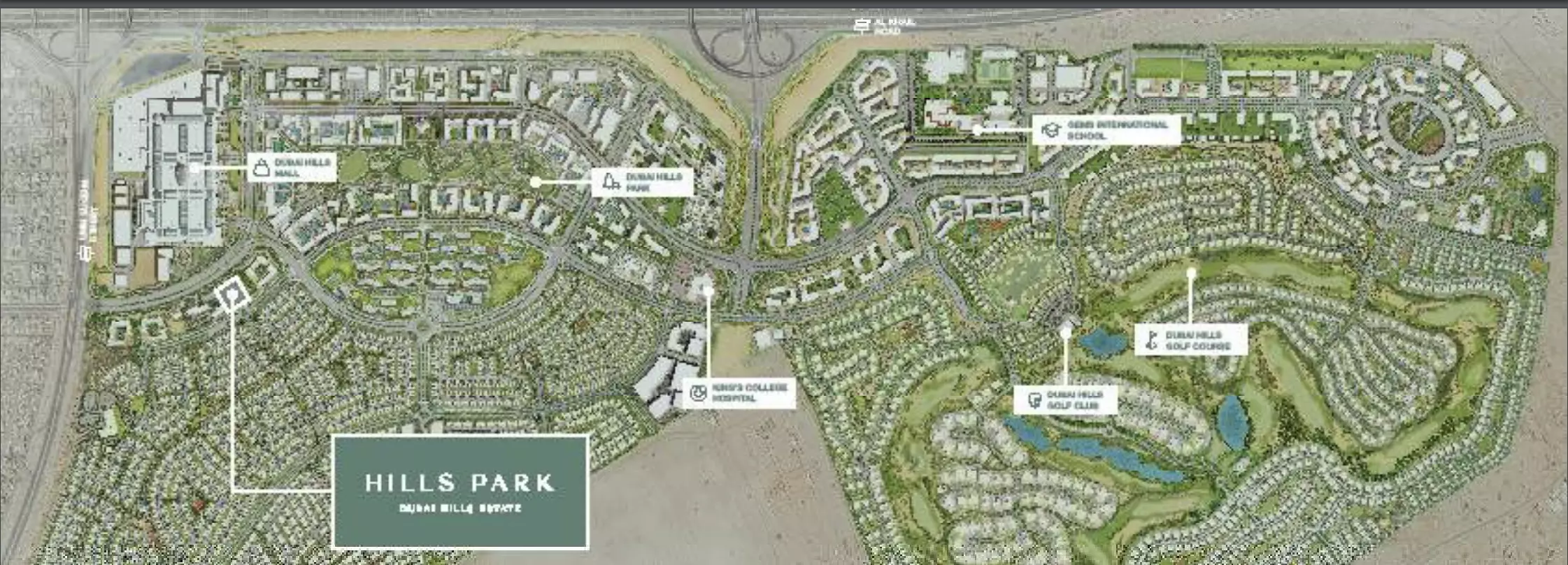 Hills Park – master plan