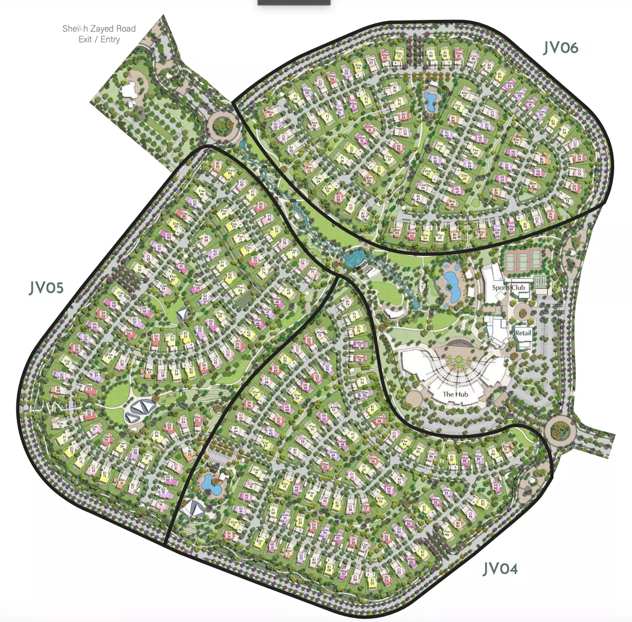 Jebel Ali Village Phase 3 By Nakheel – master plan