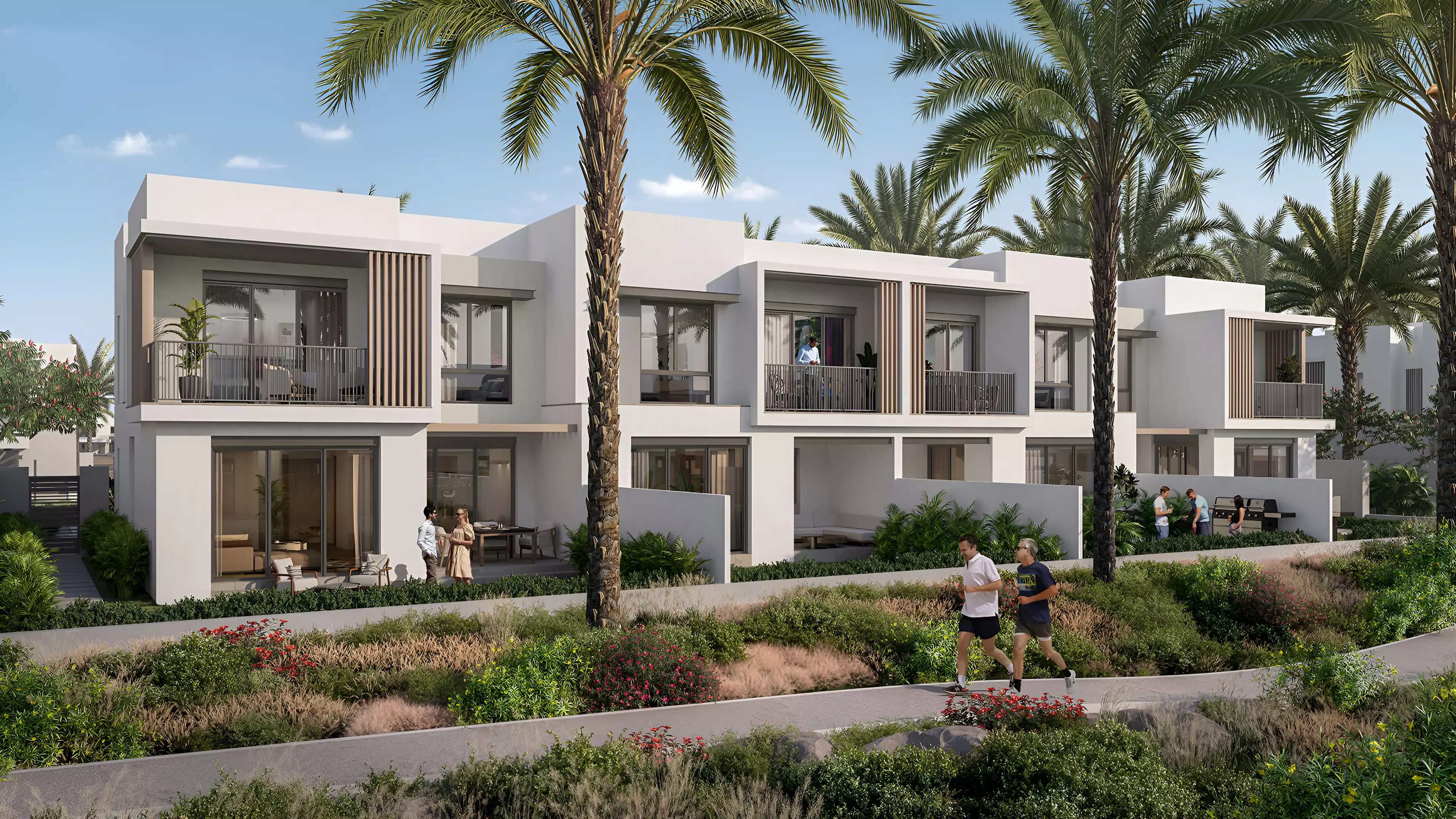 Jebel Ali Village Townhouses By Nakheel – main view