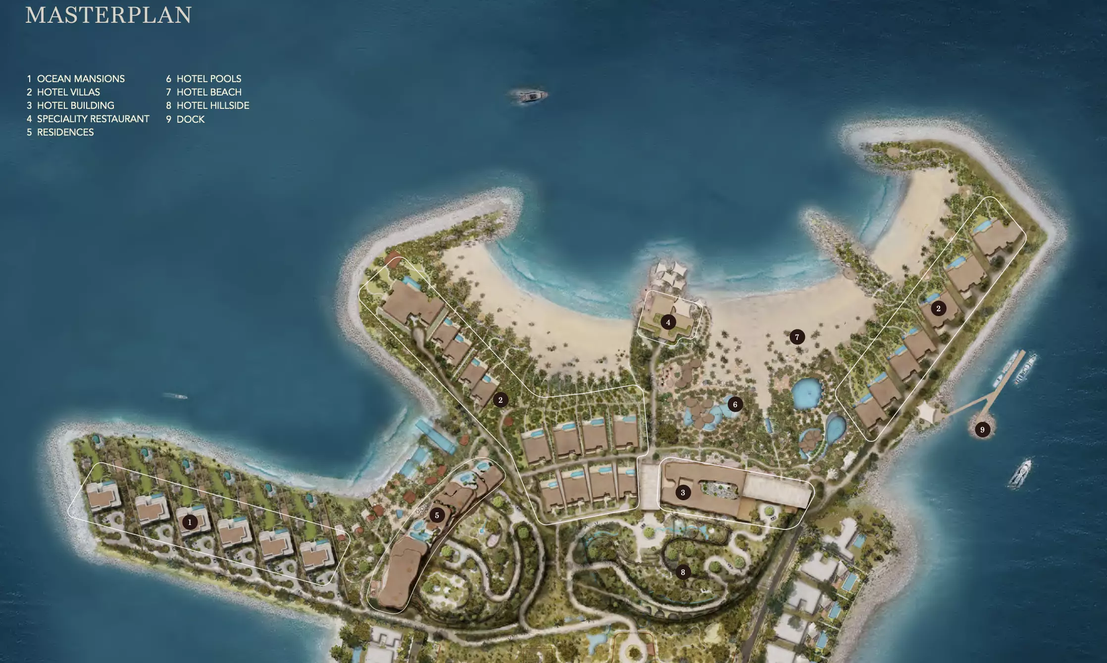 Jumeirah Asora Bay – master plan
