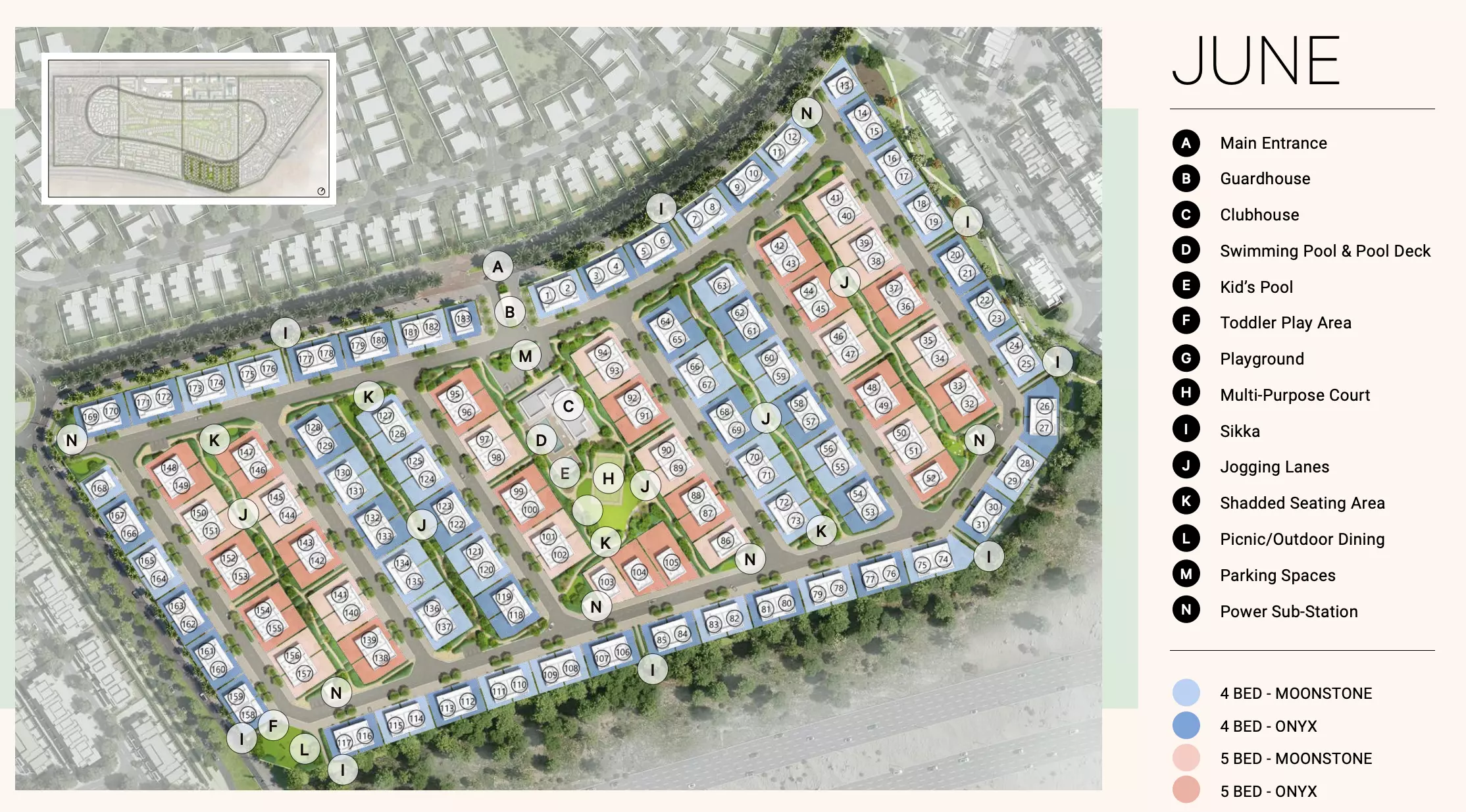 June By Emaar – master plan