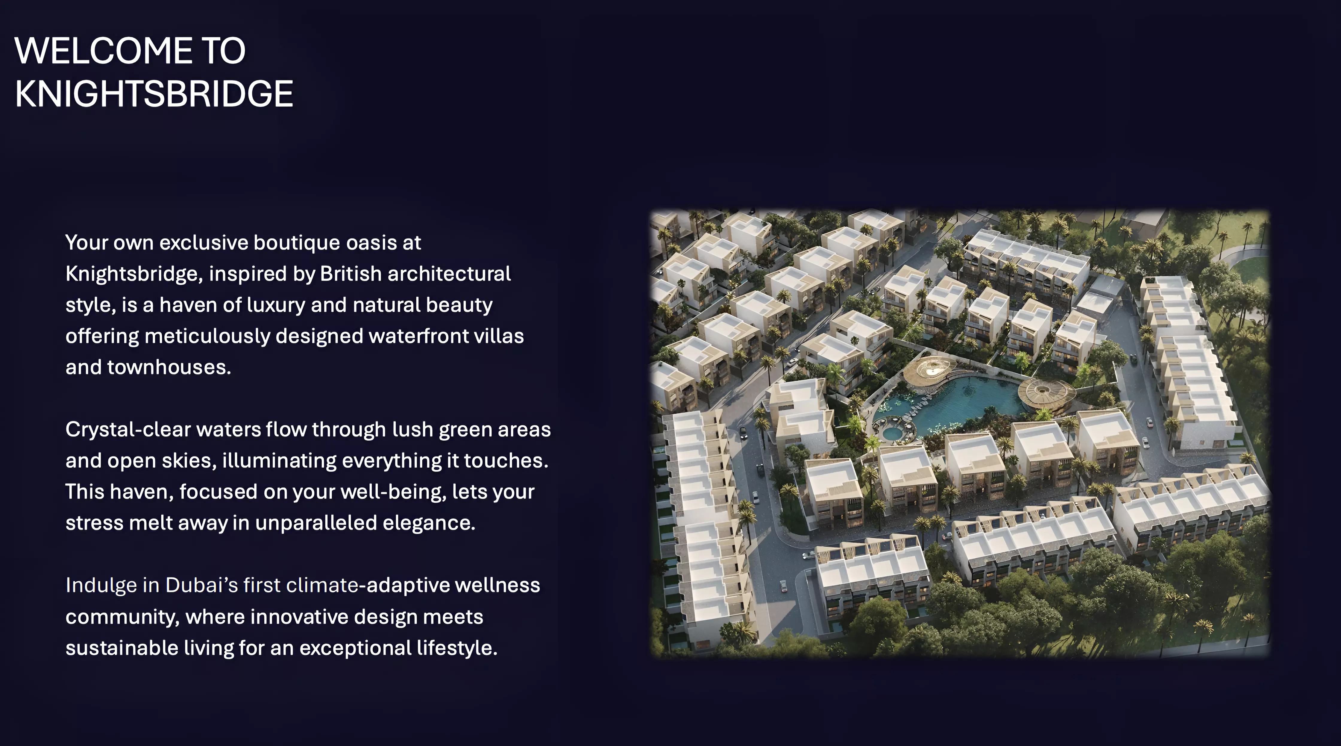 Knightsbridge – master plan