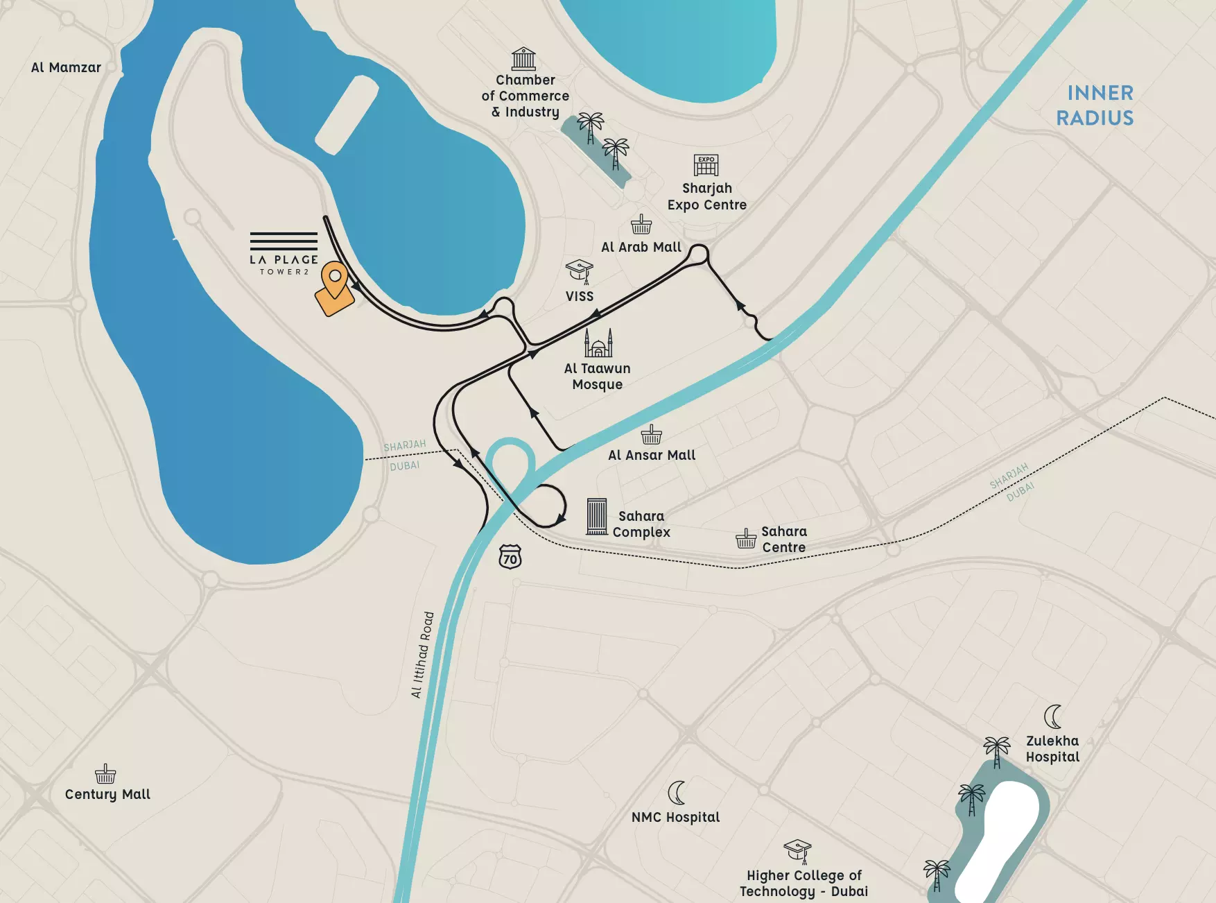 La Plage Tower 2 – master plan