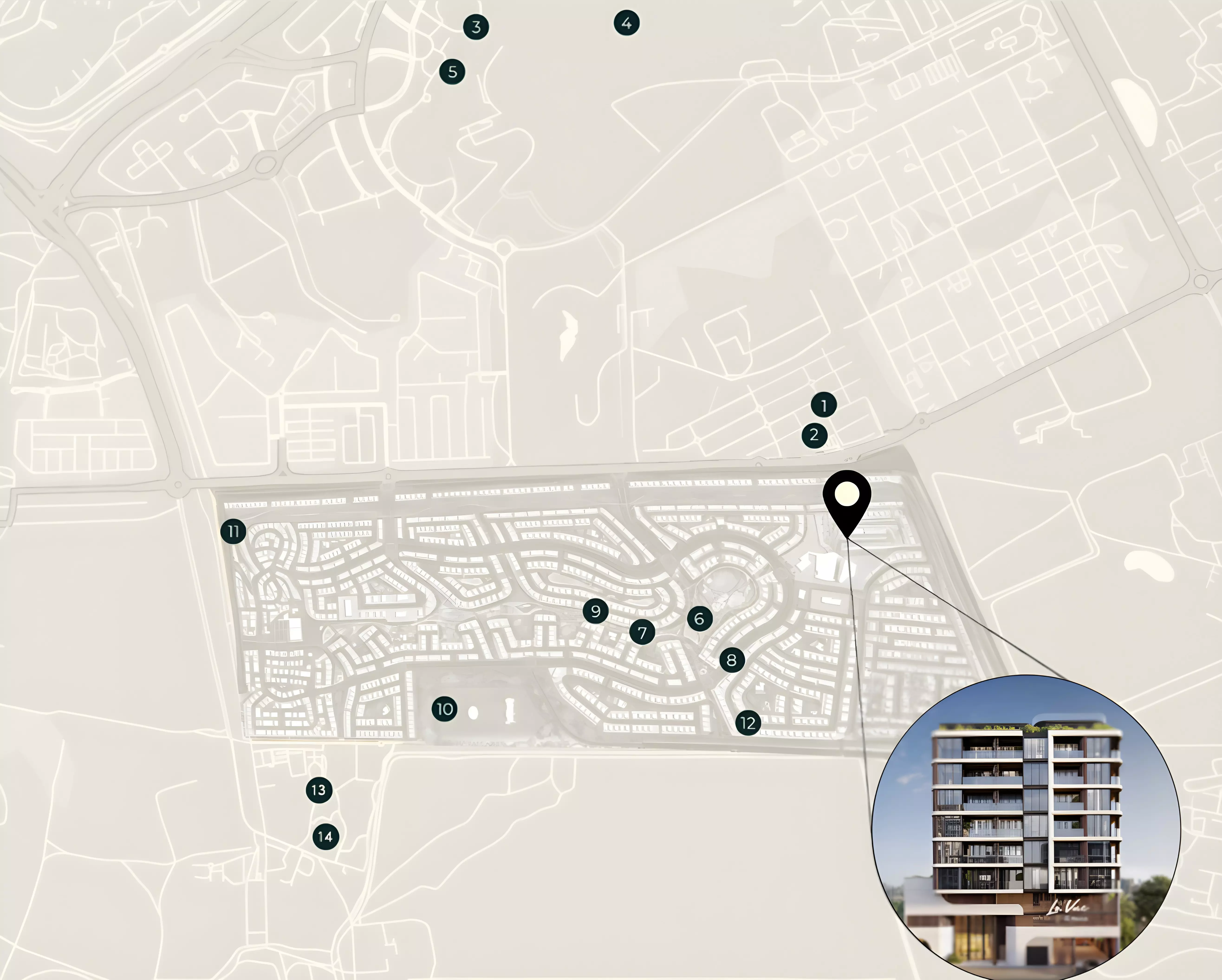 La Vue Residence – master plan