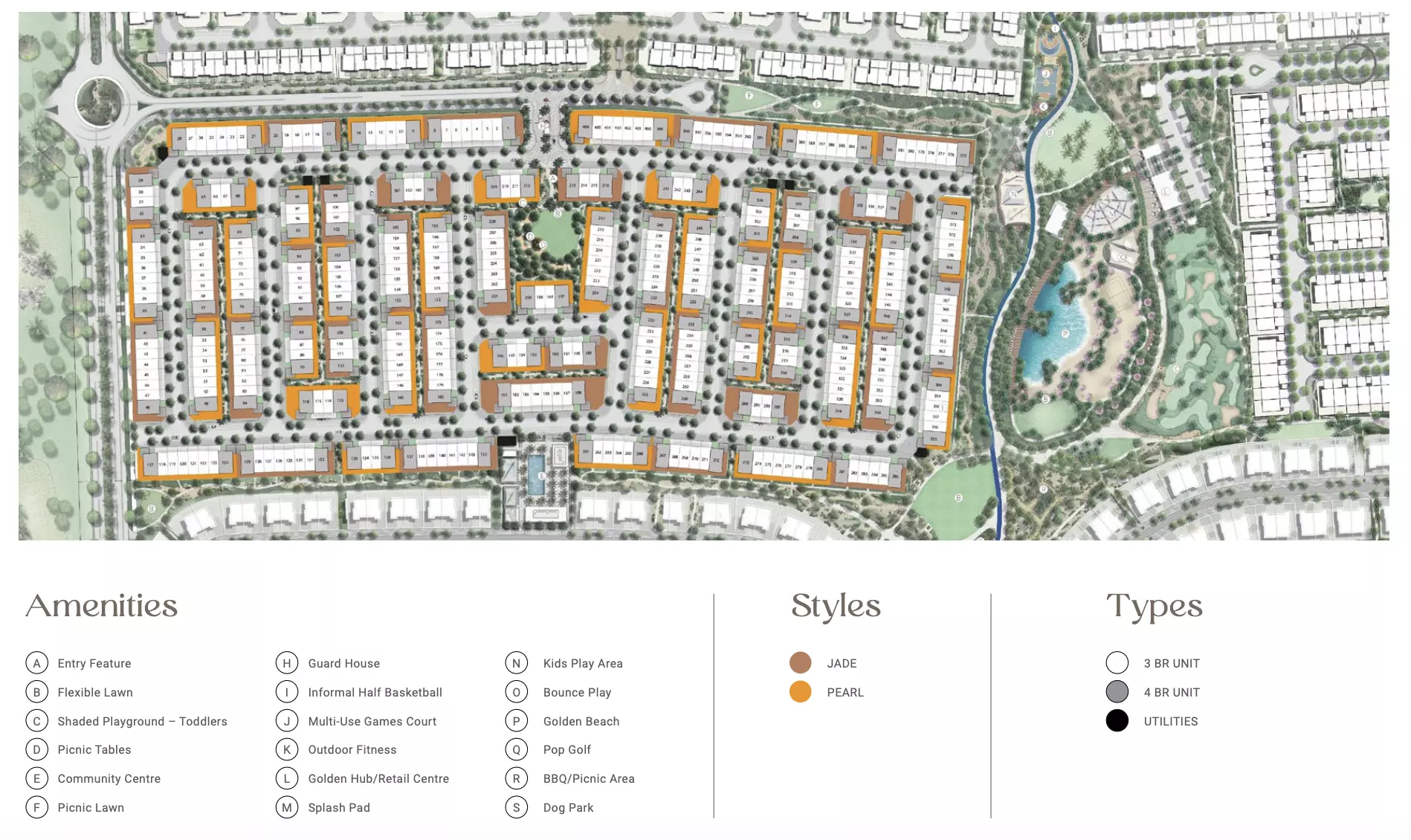 Lillia Townhouses – master plan