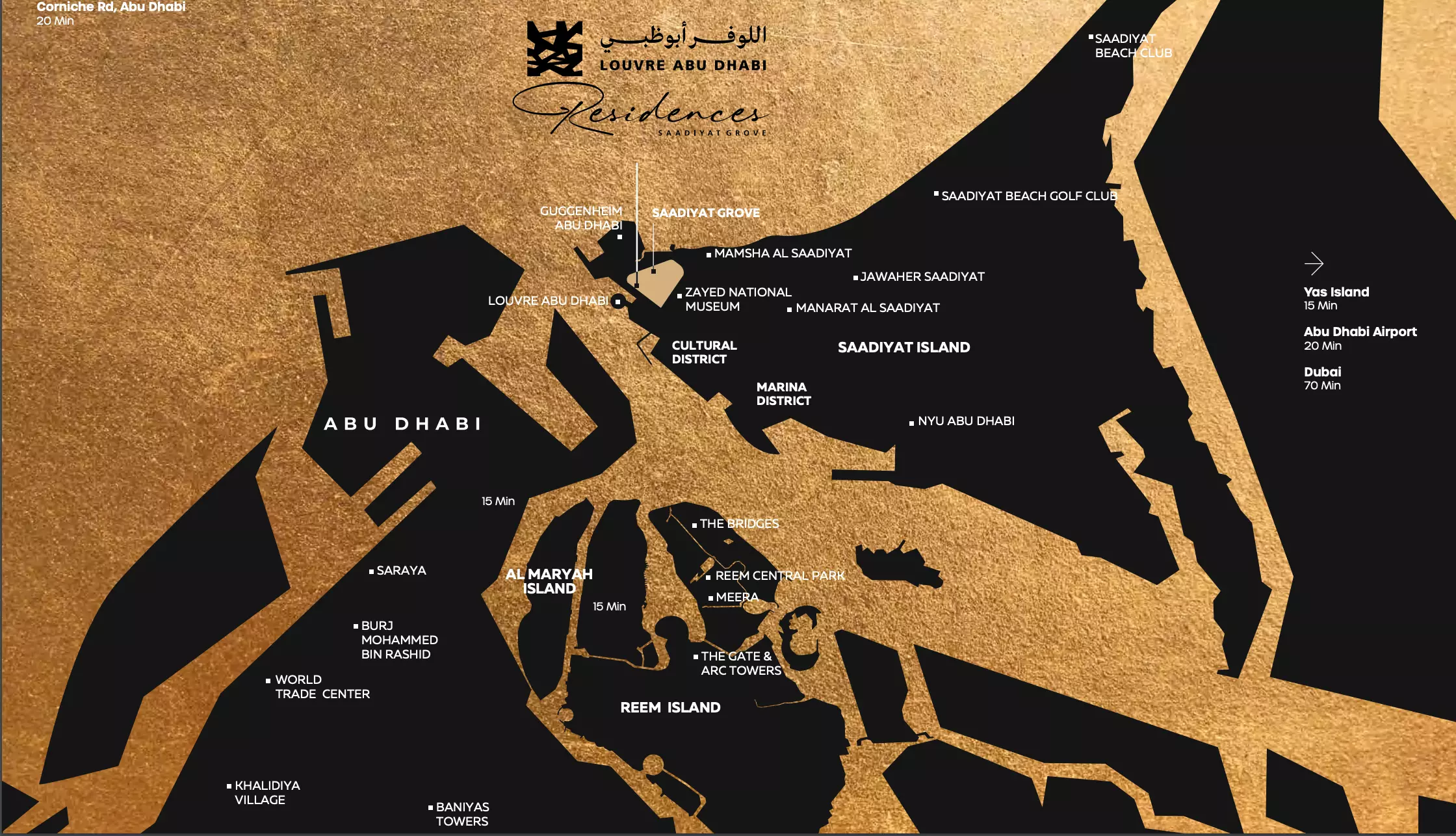 Louvre Abu Dhabi Residences – master plan