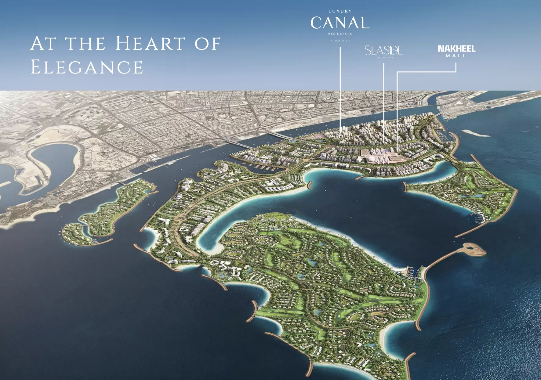 Luxury Canal Residences – master plan