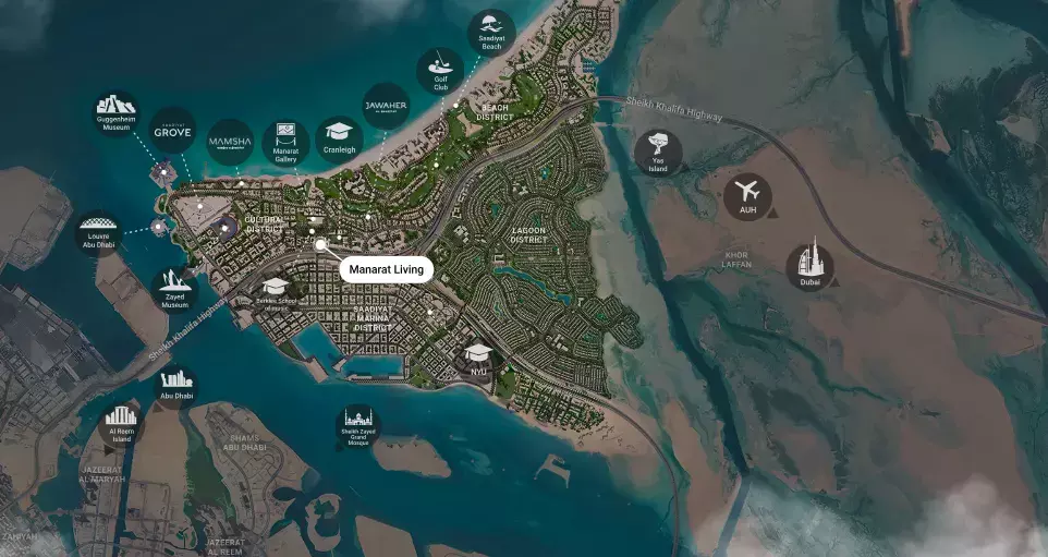 Manarat Living By Aldar – master plan
