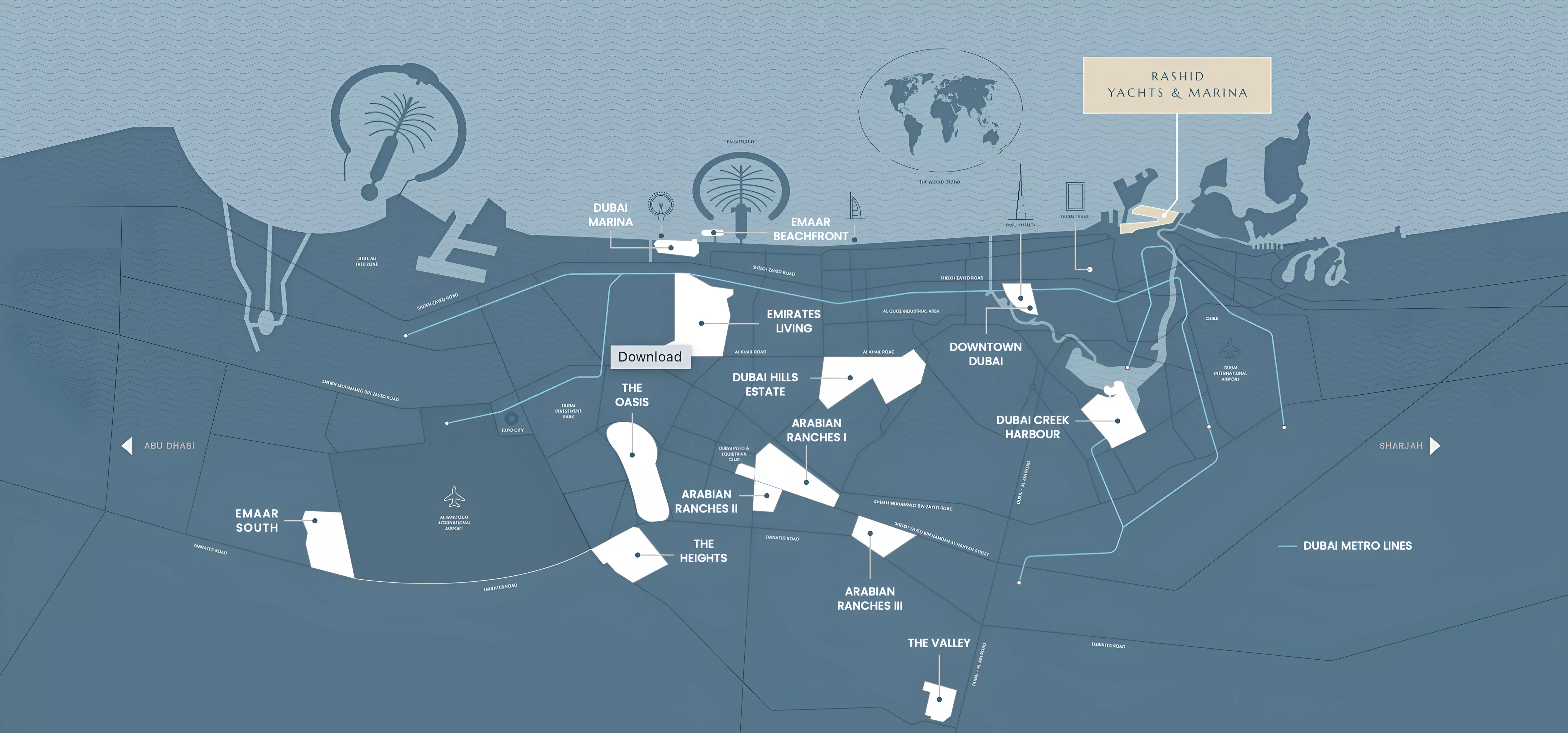 Marina Place By Emaar – master plan