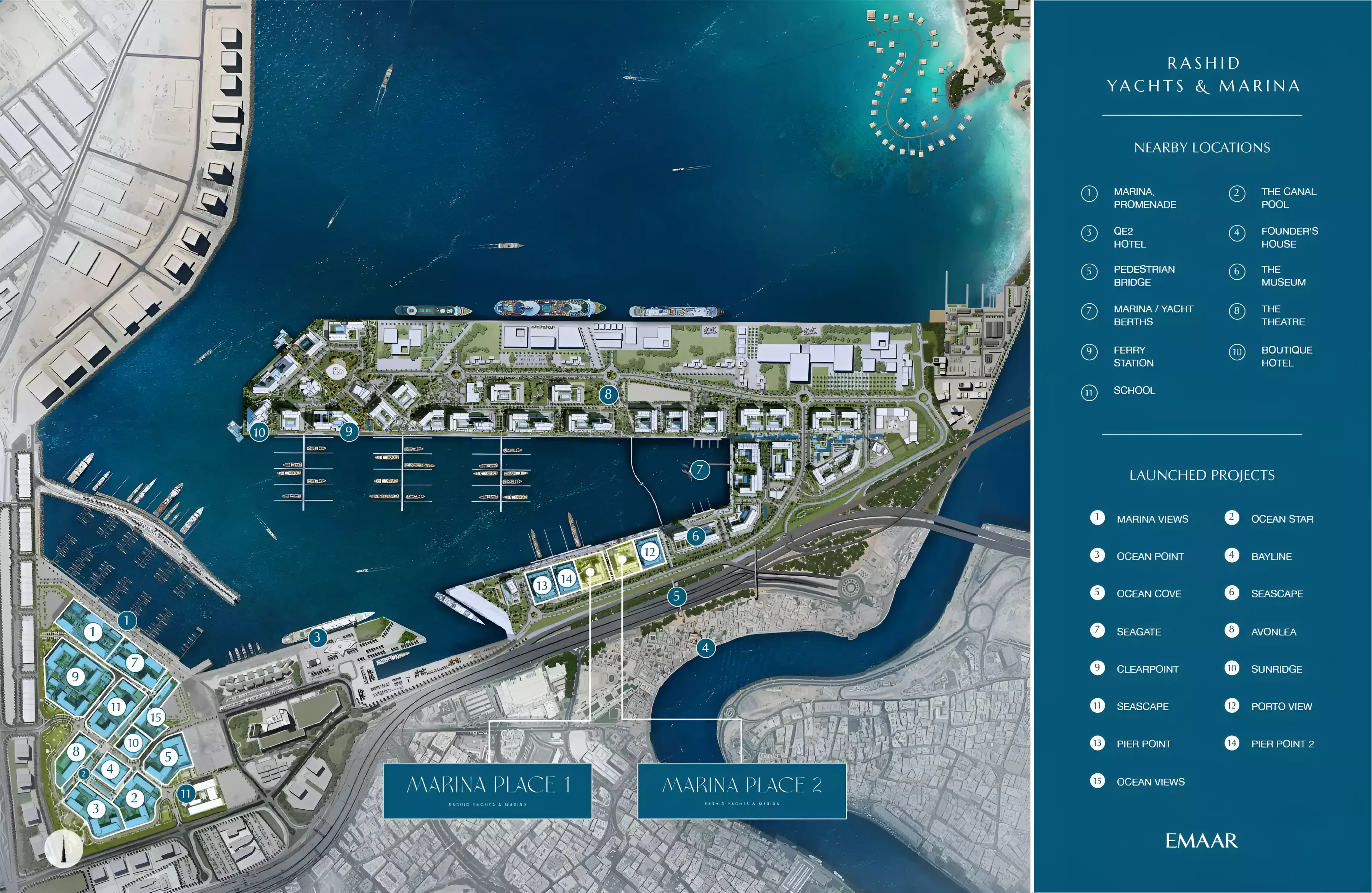Marina Place Phase 2 by Emaar – master plan