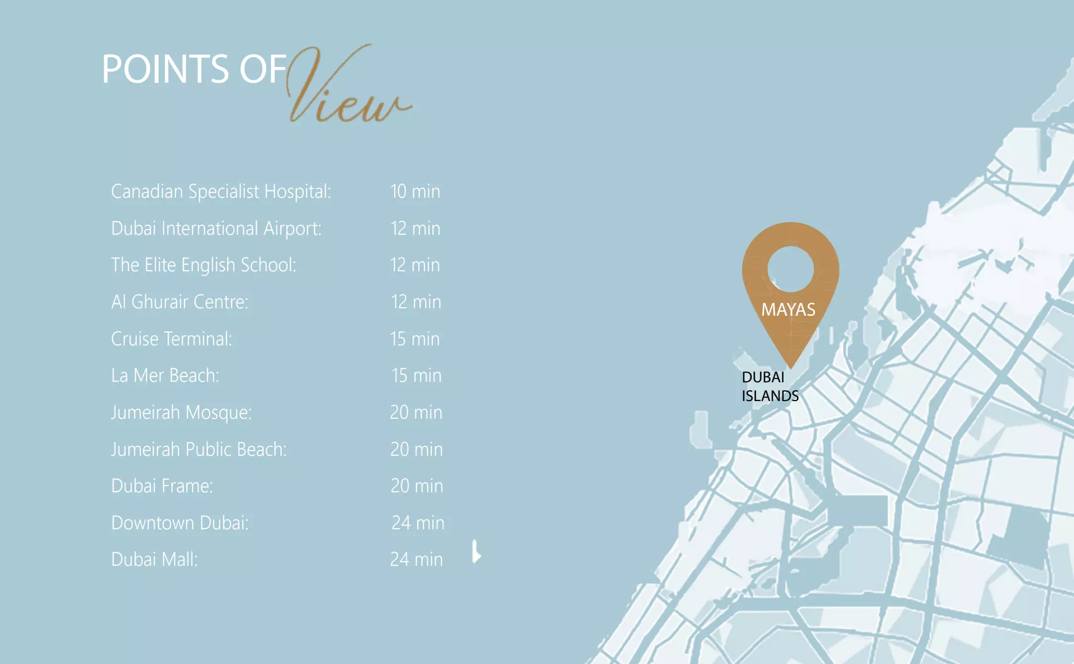 Mayas Sea View – master plan