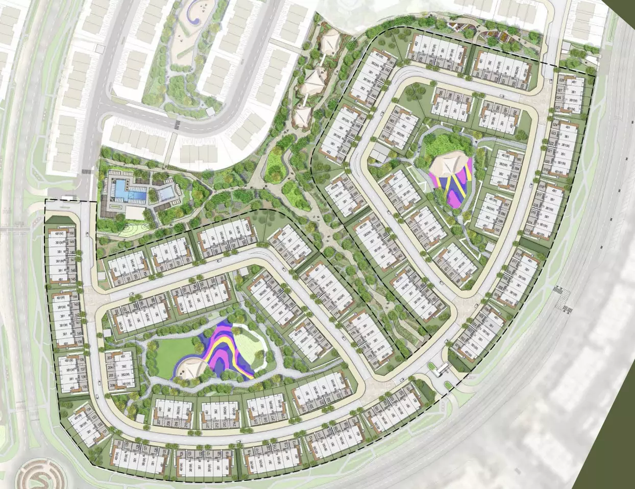 Mudon Al Ranim By Dubai Properties – master plan