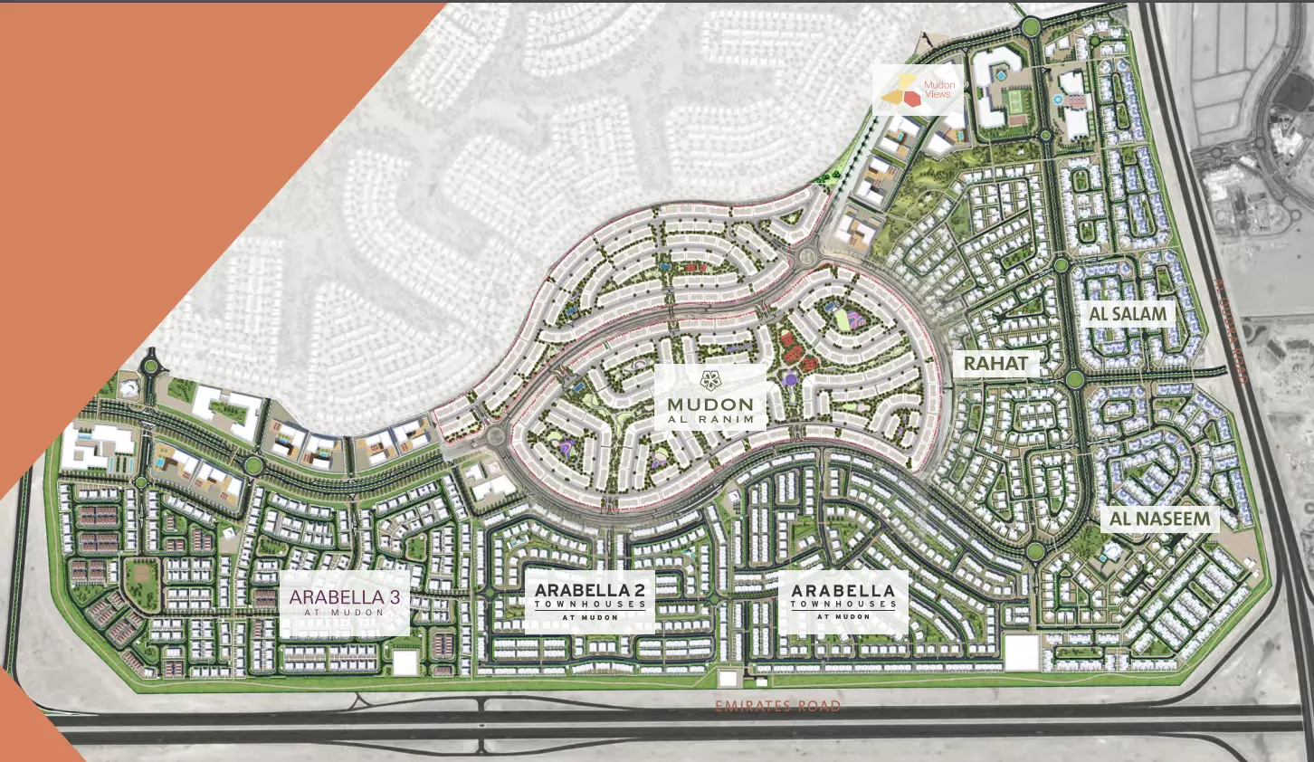 Mudon Al Ranim Phase 3 By Dubai Properties – master plan