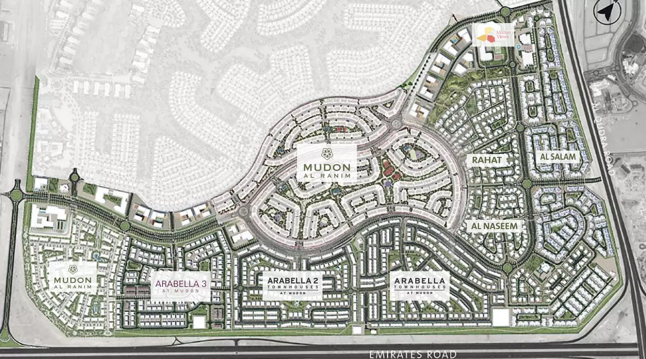 Mudon Al Ranim Phase 7 By Dubai Properties – master plan