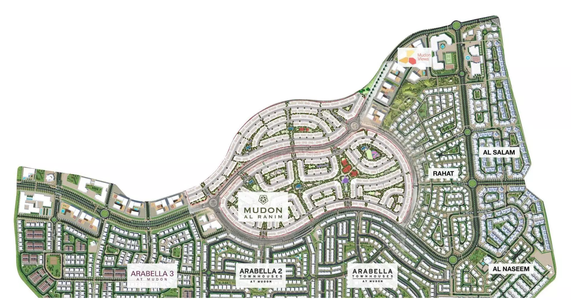Mudon Central Park – master plan