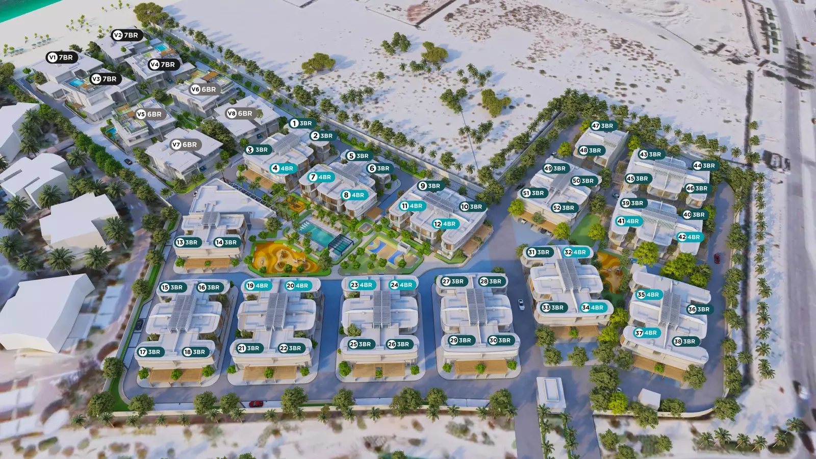 Murjan Al Saadiyat – master plan