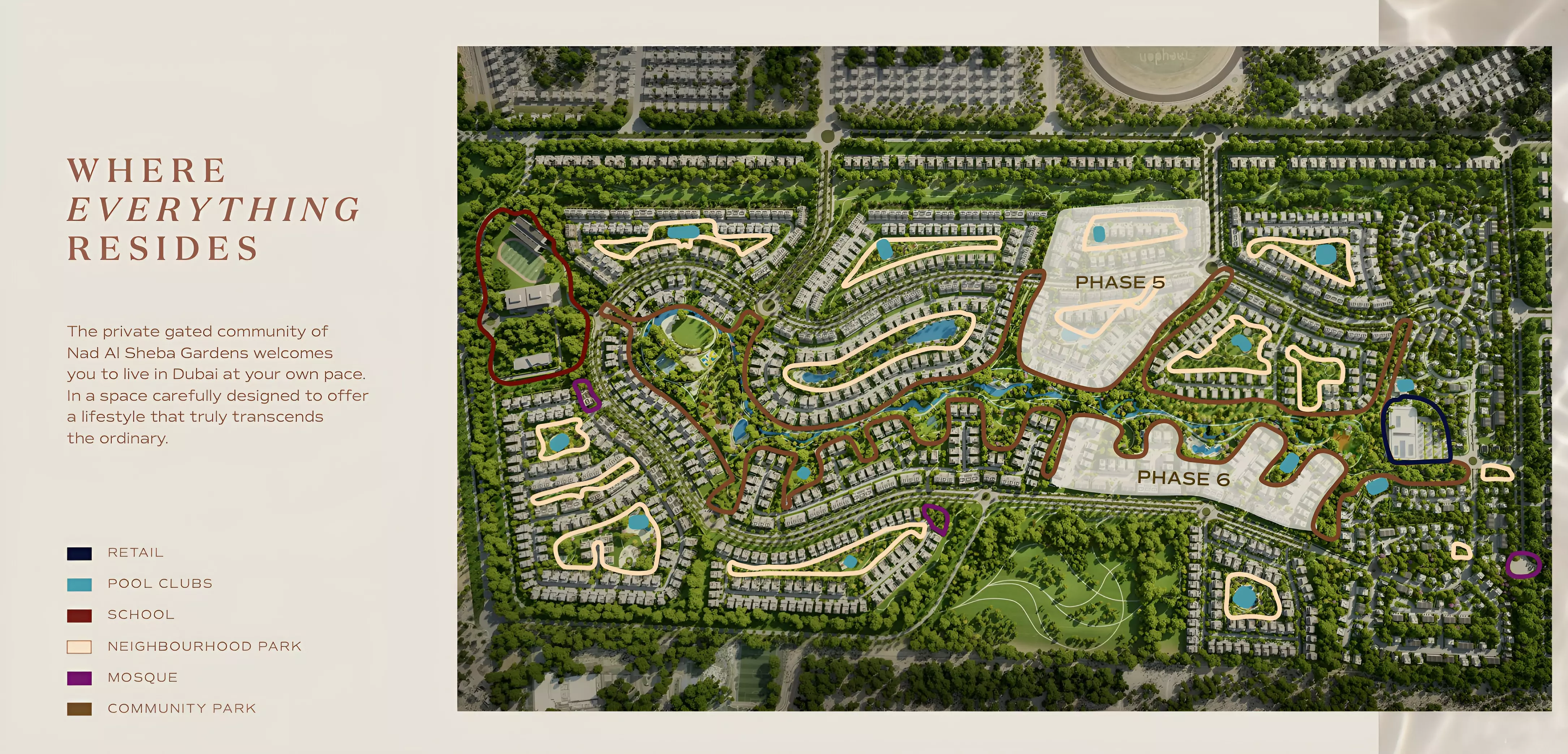 Nad Al Sheba Gardens Phase 6 By Meraas – master plan