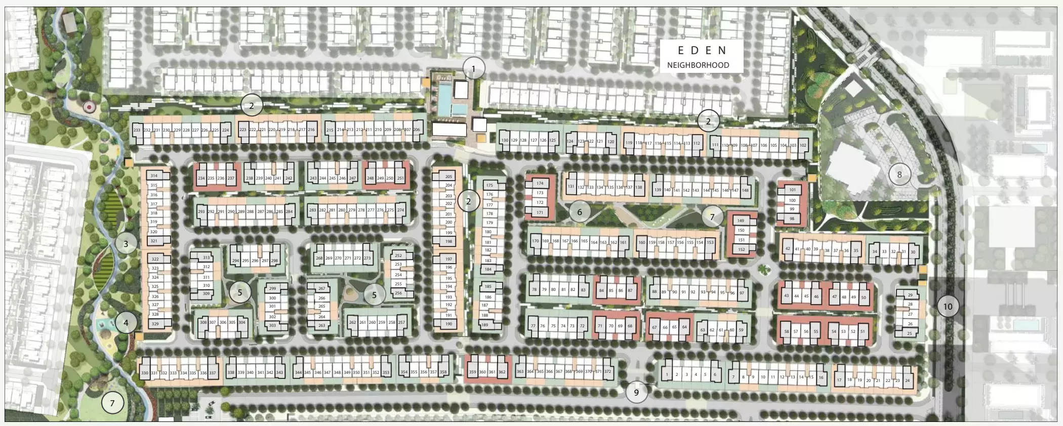 Nara At The Valley By Emaar – master plan