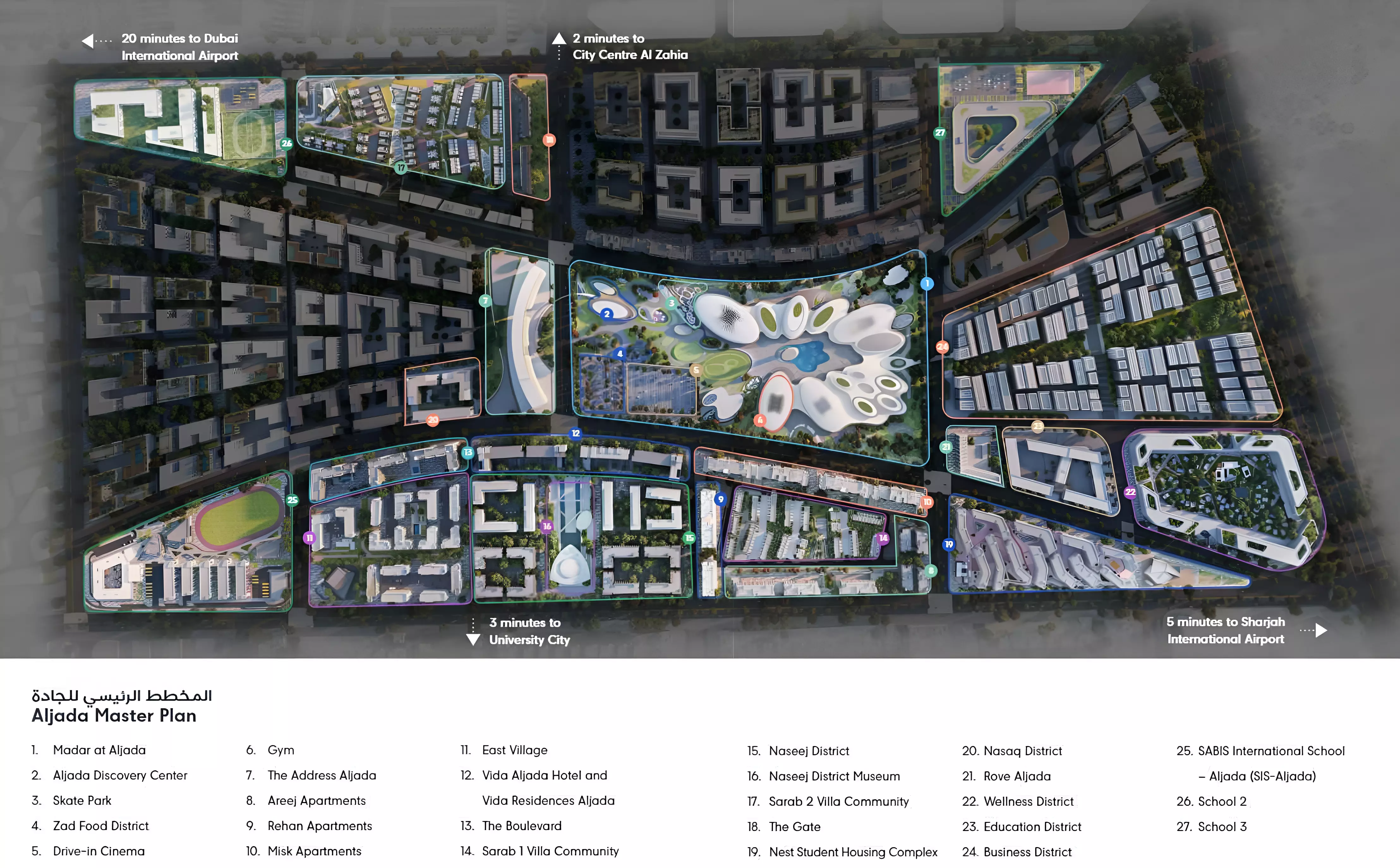 Nasaq 1 By Arada – master plan