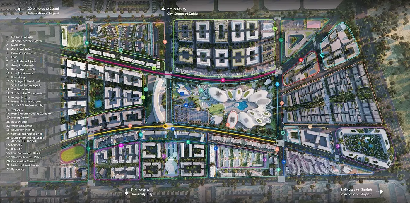 Nasaq Phase 3 By Arada – master plan
