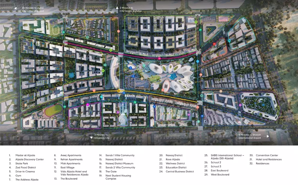 Nasaq Phase 4 By Arada – master plan